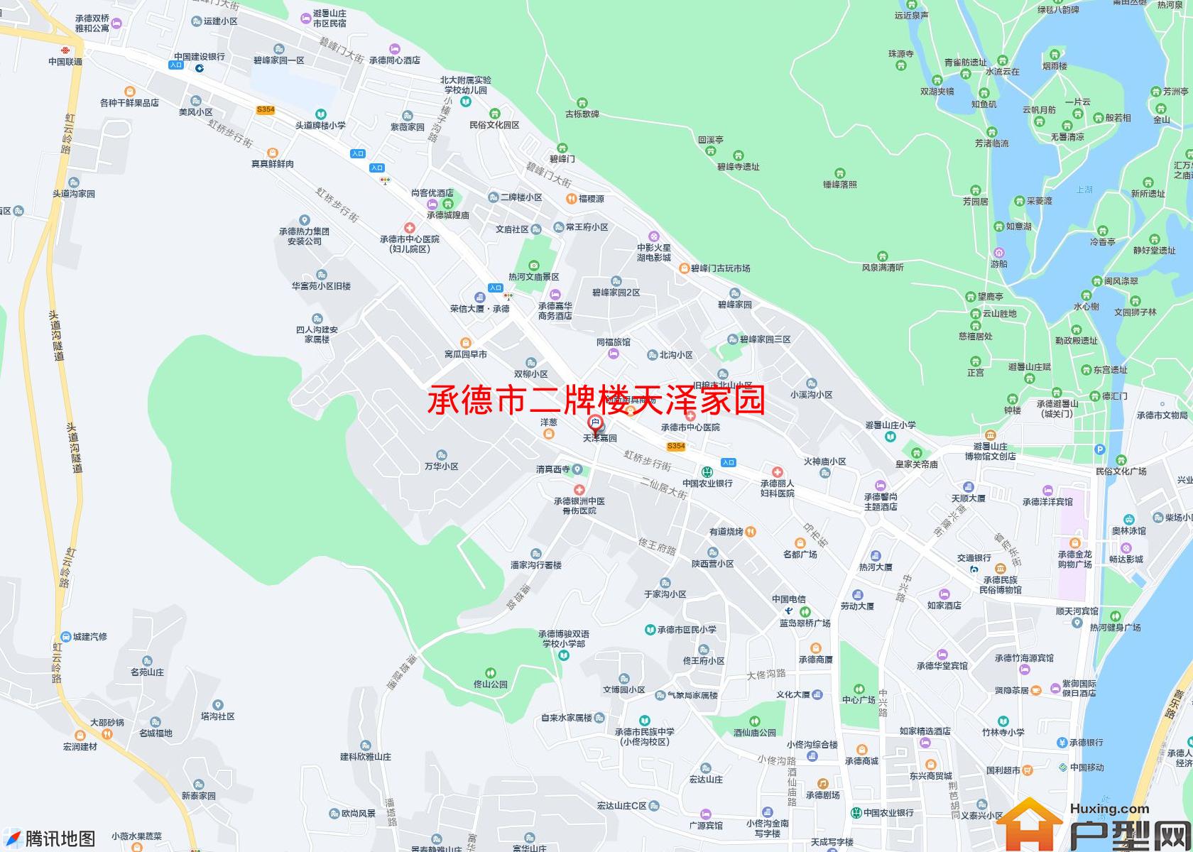 二牌楼天泽家园小区 - 户型网