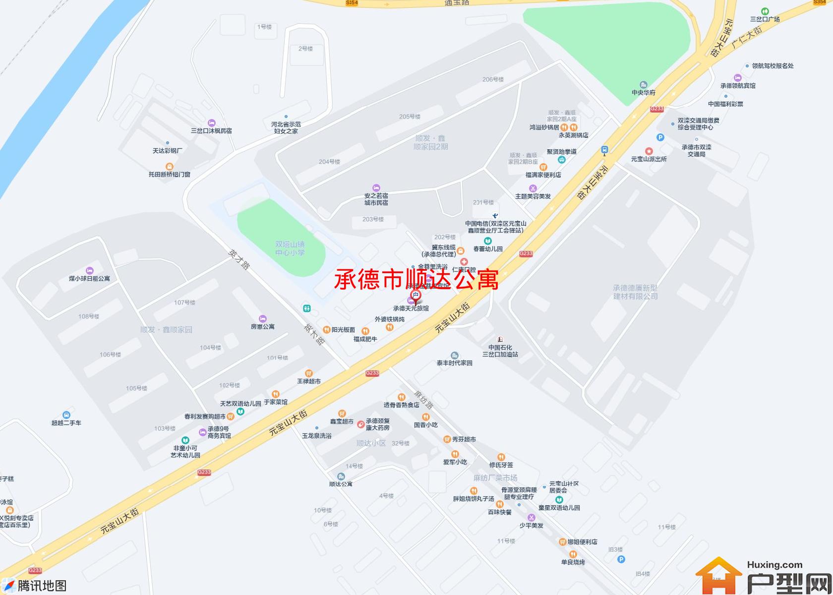 顺达公寓小区 - 户型网