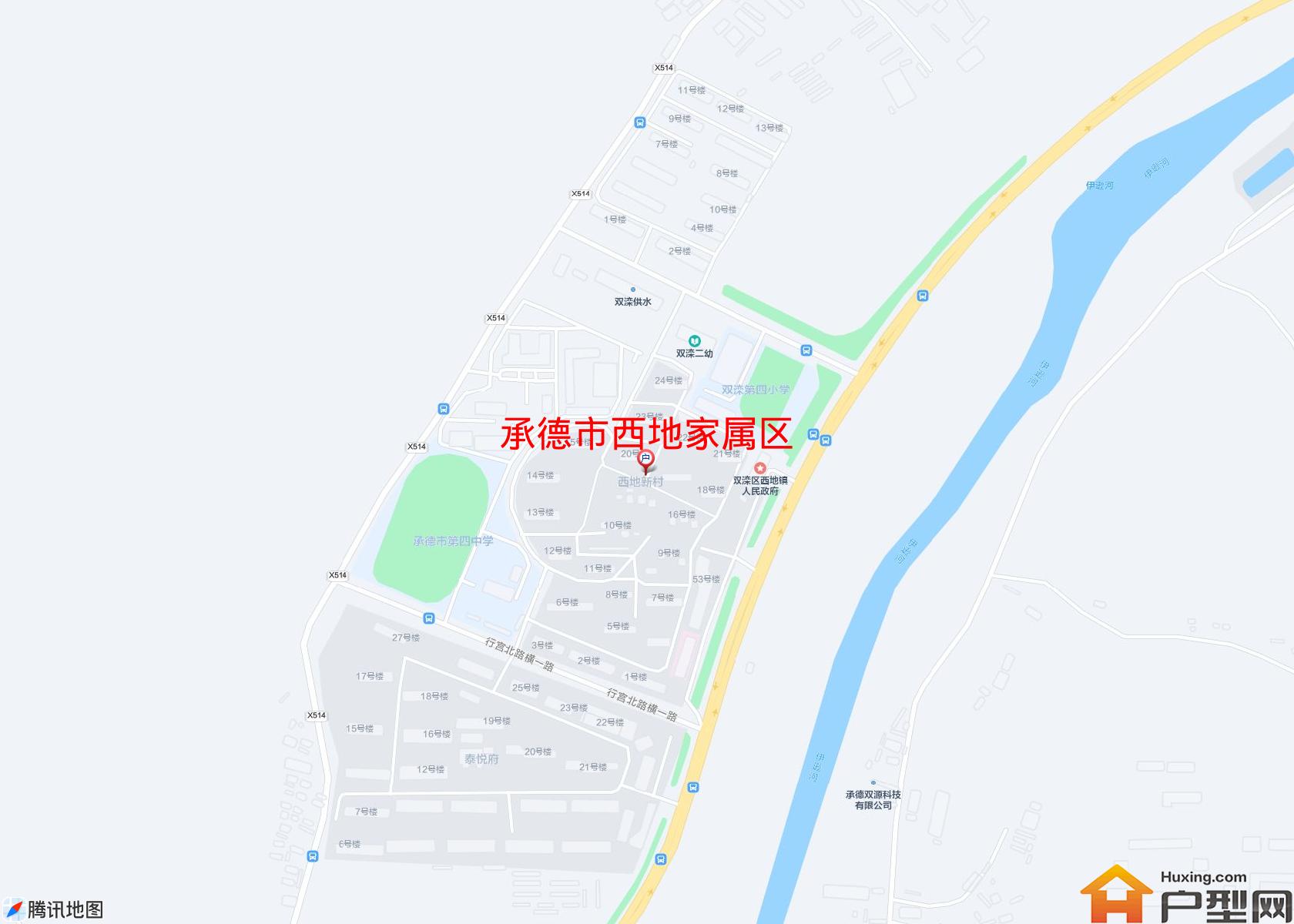西地家属区小区 - 户型网
