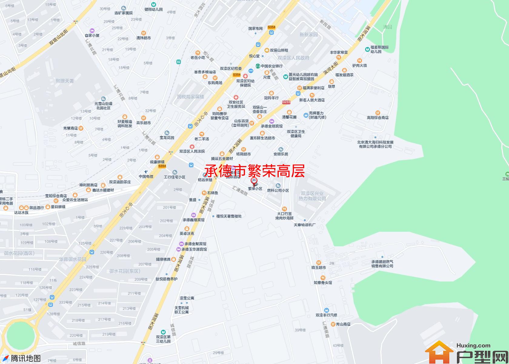 繁荣高层小区 - 户型网