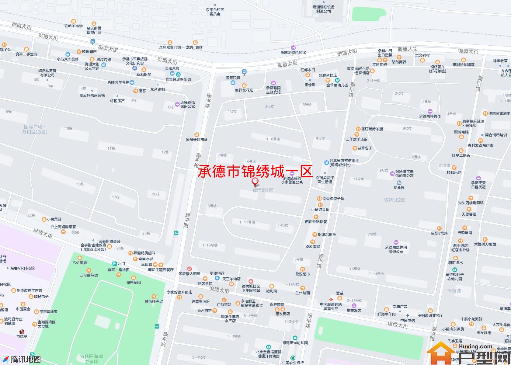 锦绣城一区小区 - 户型网