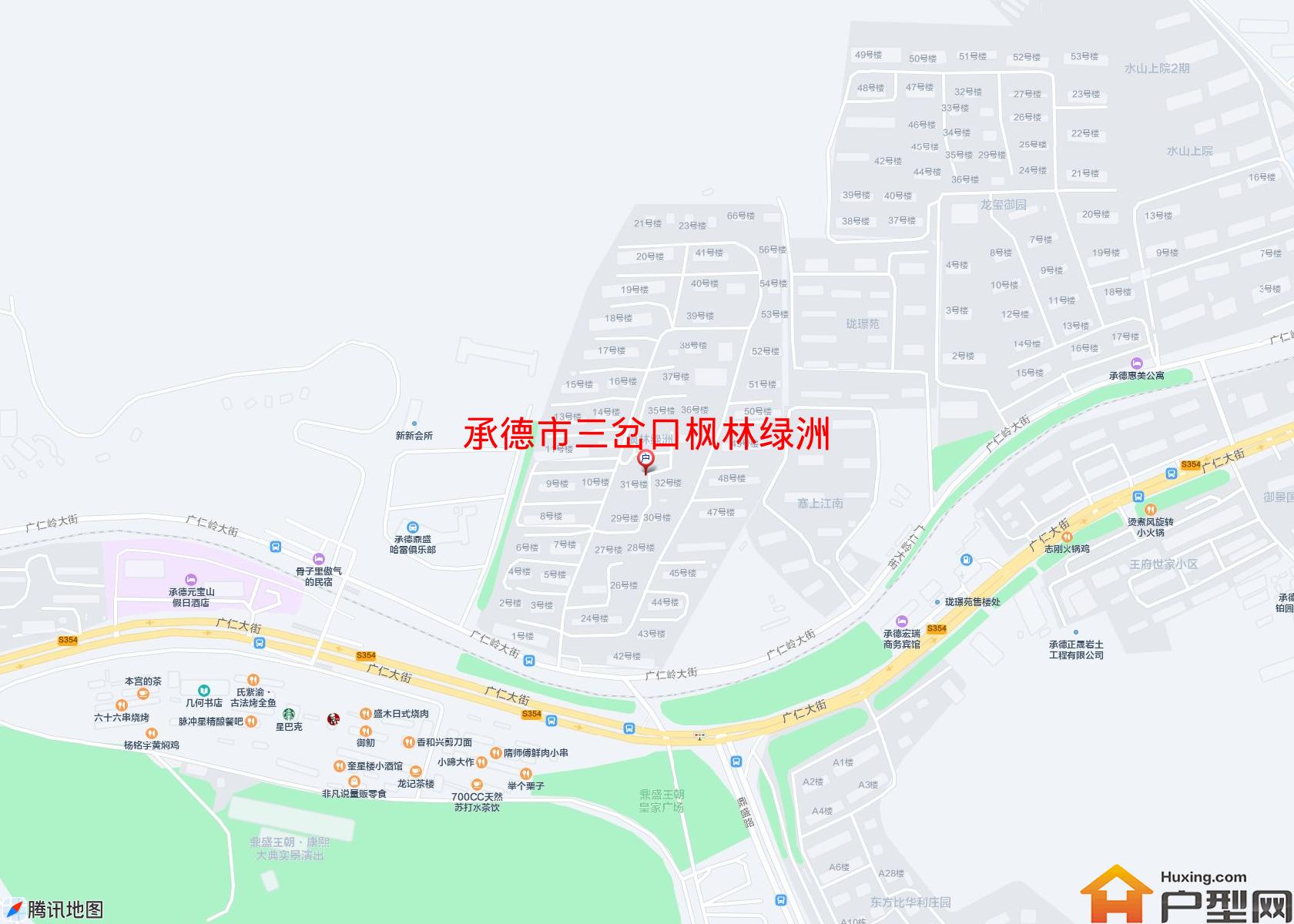 三岔口枫林绿洲小区 - 户型网
