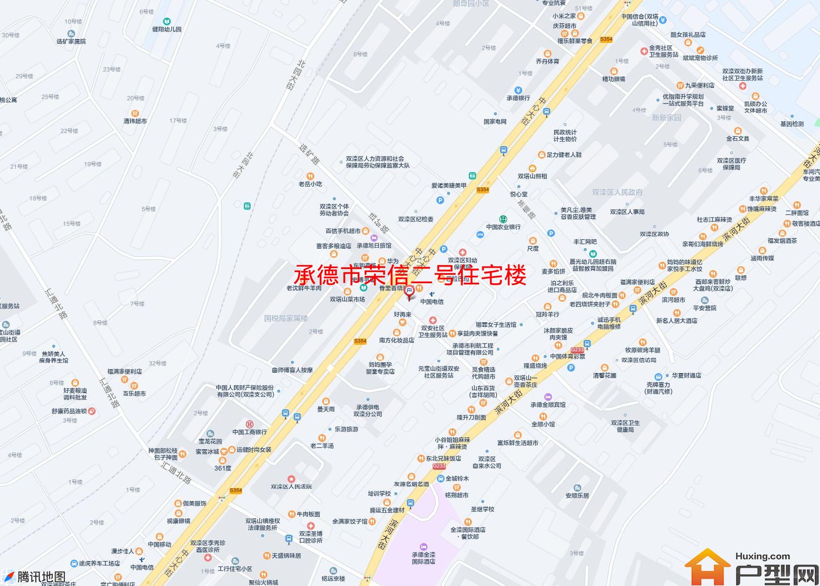 荣信二号住宅楼小区 - 户型网