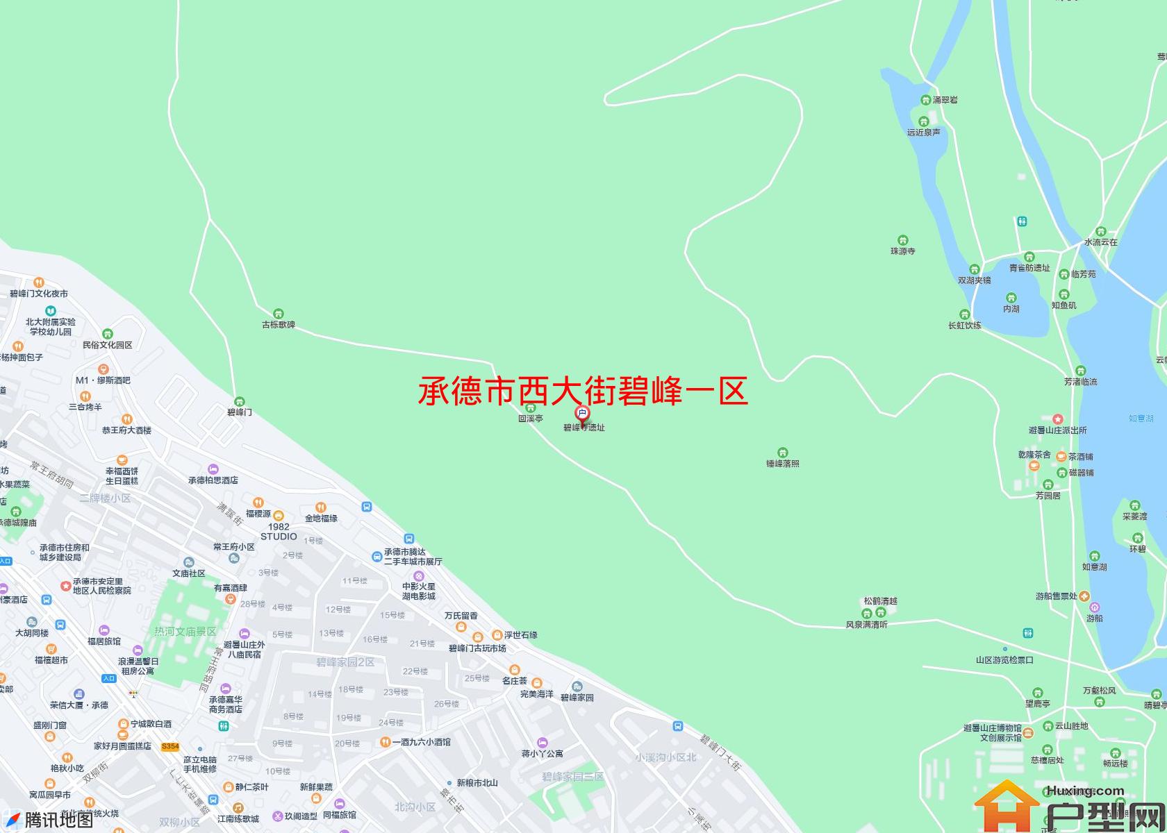 西大街碧峰一区小区 - 户型网