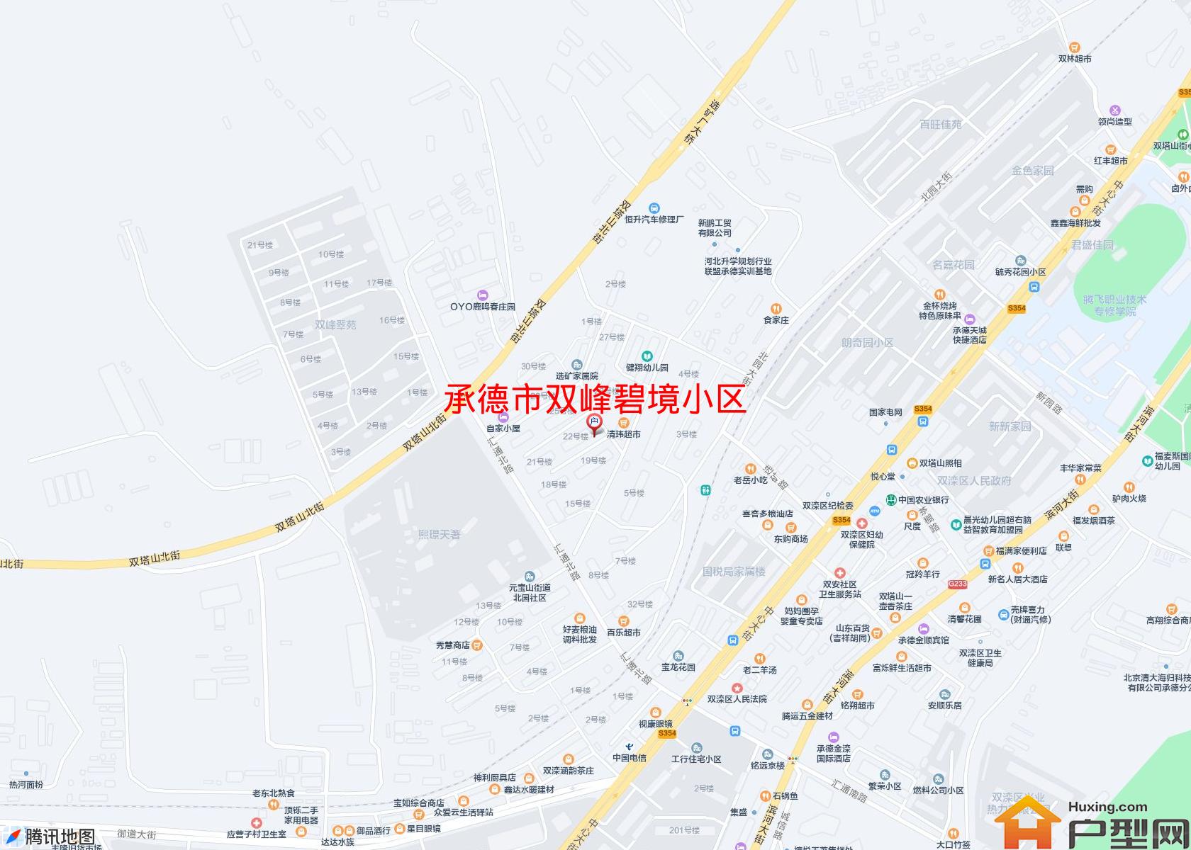 双峰碧境小区小区 - 户型网