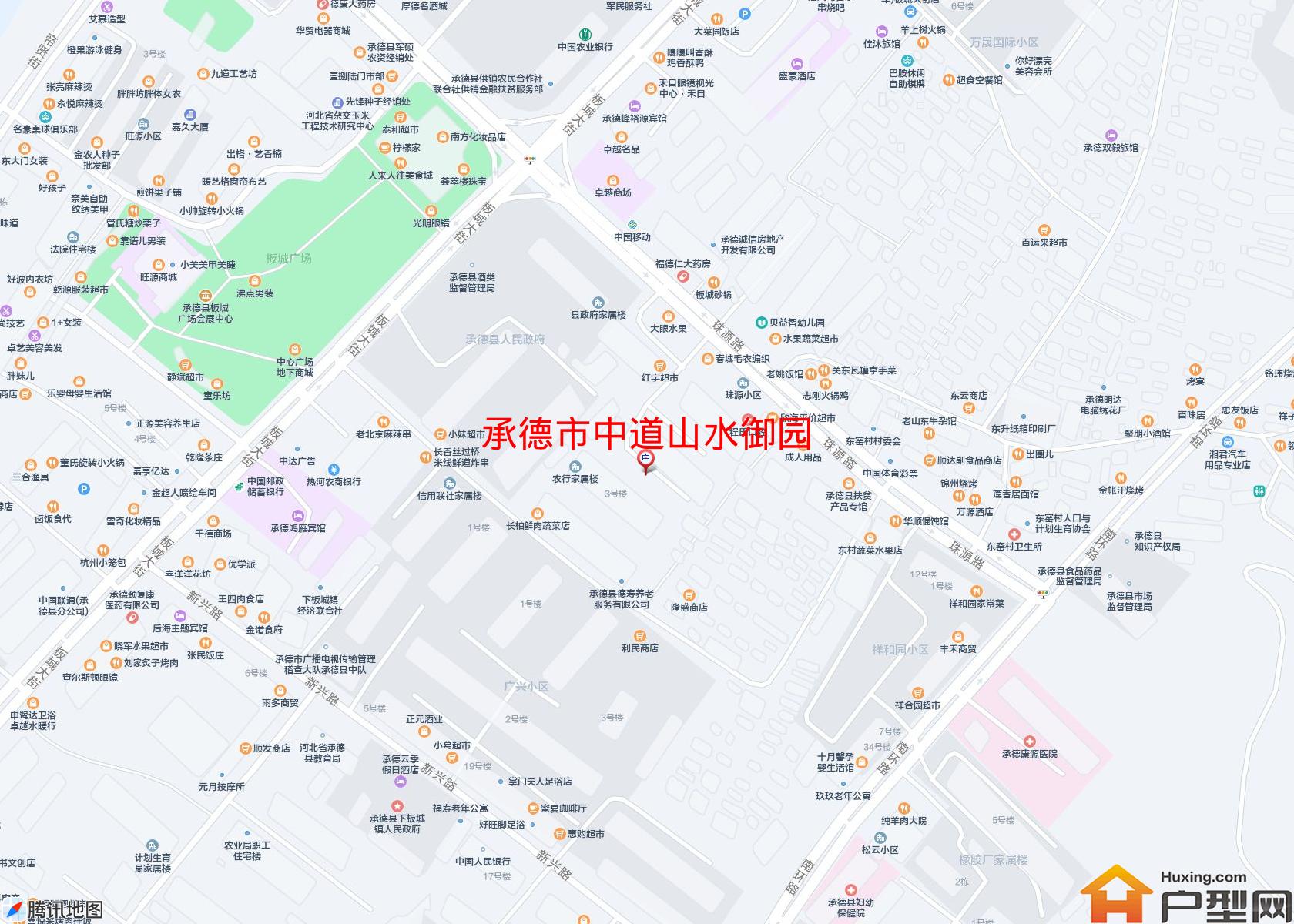 中道山水御园小区 - 户型网