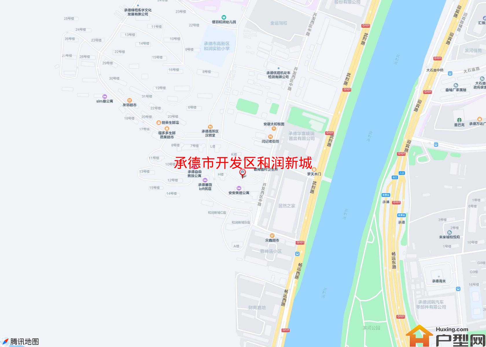 开发区和润新城小区 - 户型网