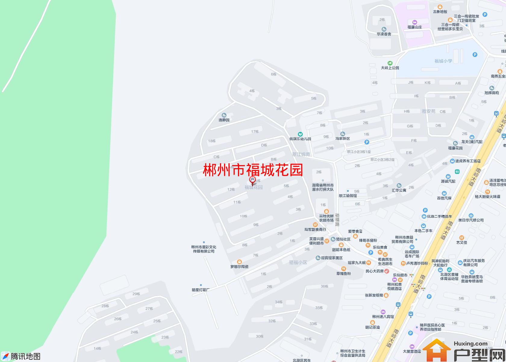 福城花园小区 - 户型网