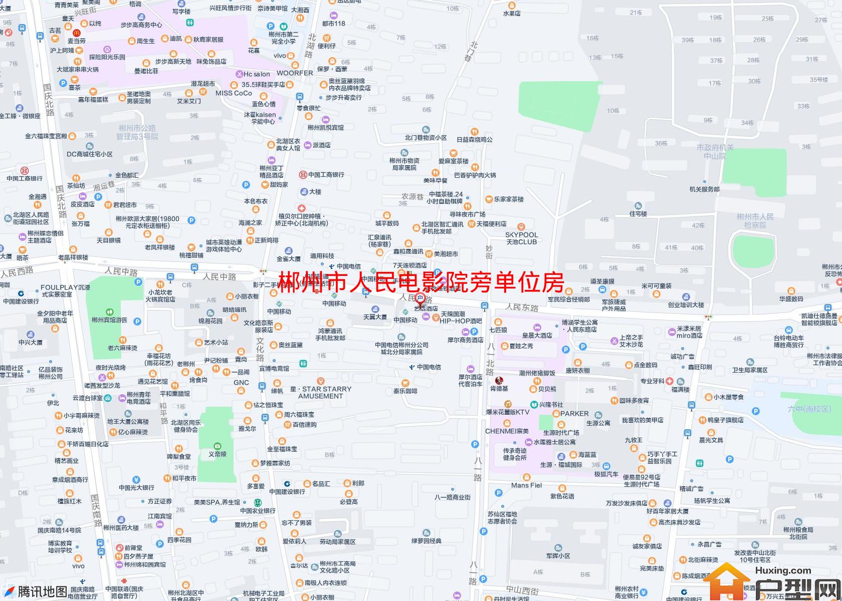 人民电影院旁单位房小区 - 户型网
