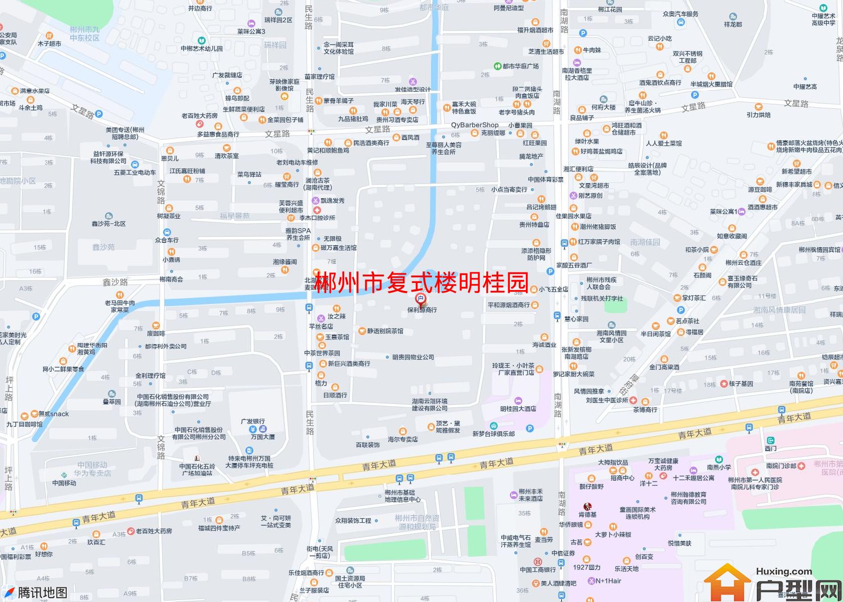 复式楼明桂园小区 - 户型网