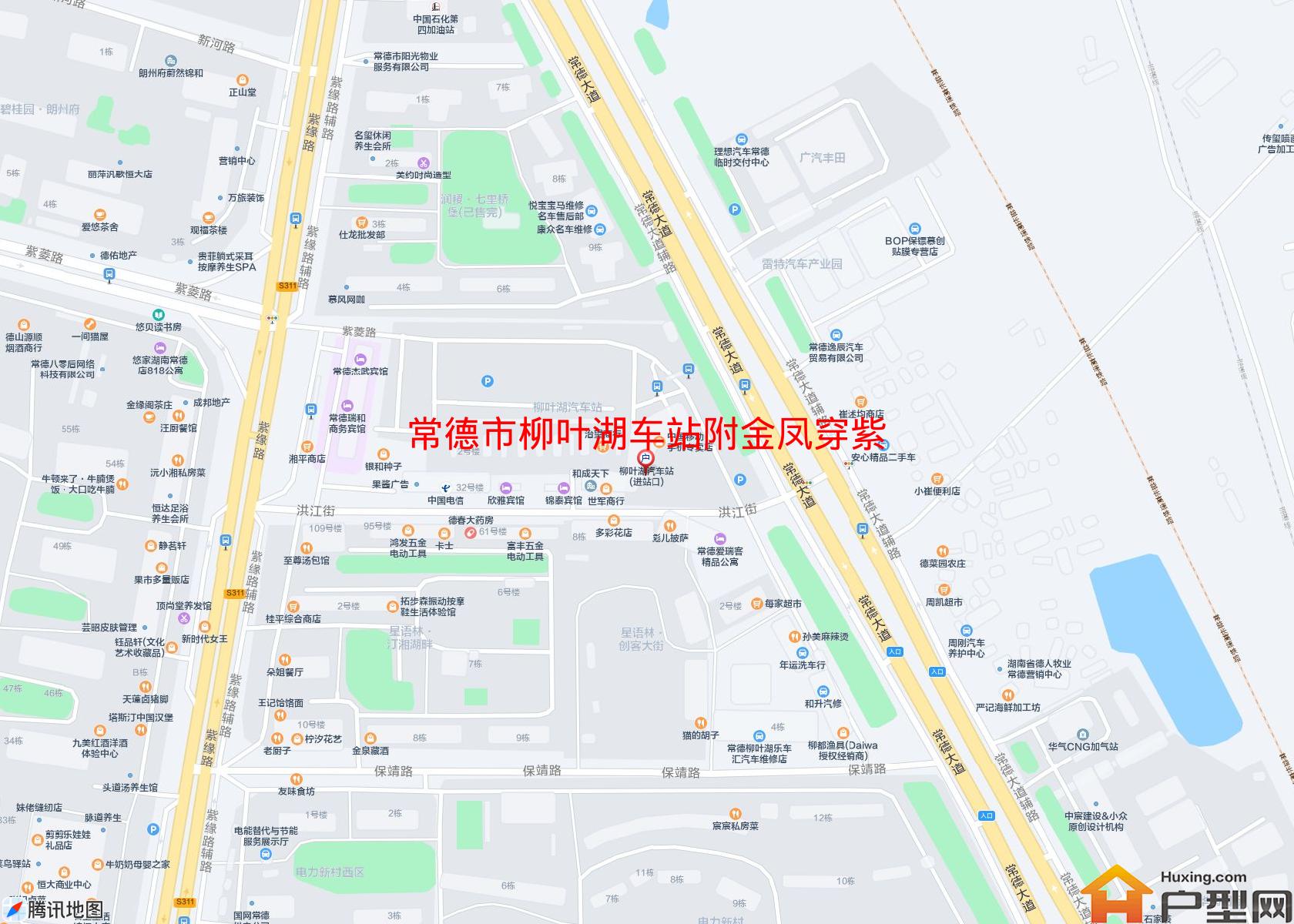 柳叶湖车站附金凤穿紫小区 - 户型网