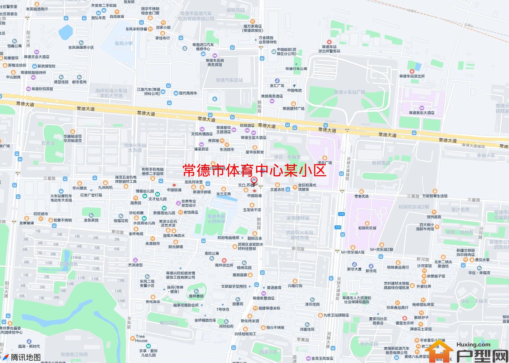 体育中心某小区小区 - 户型网