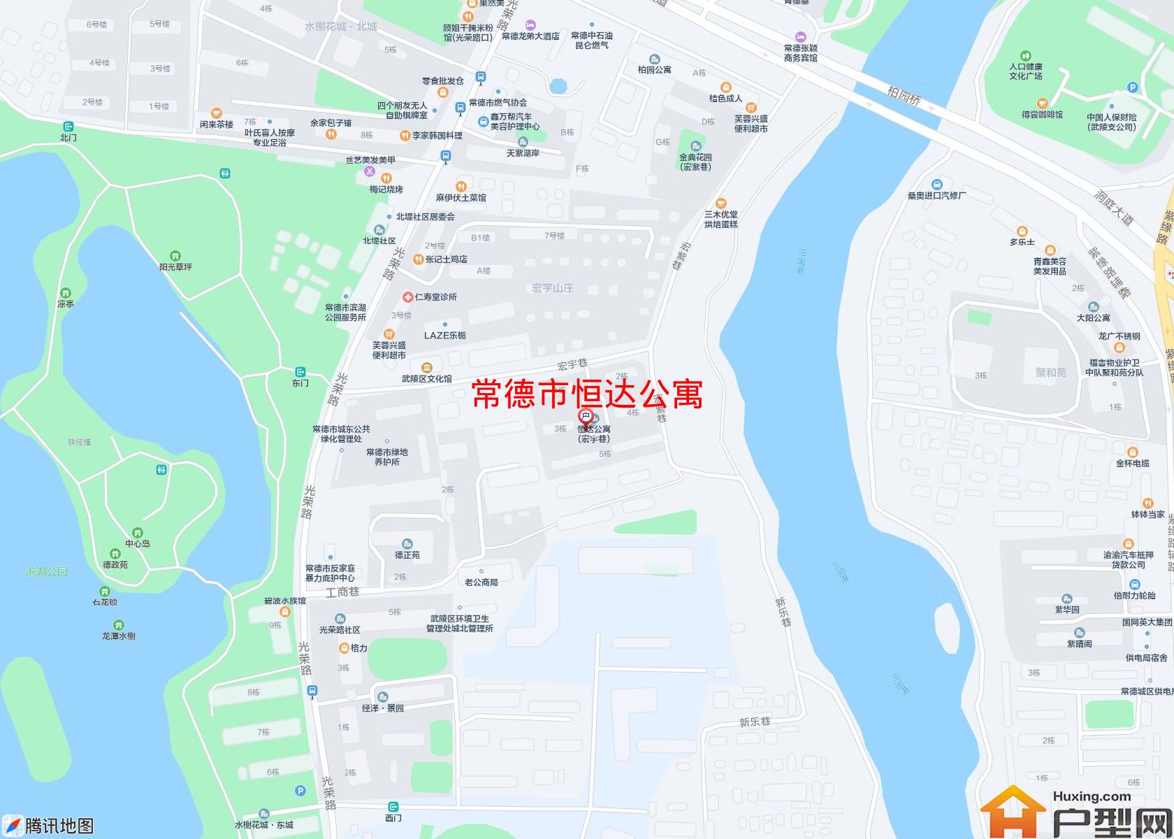 恒达公寓小区 - 户型网