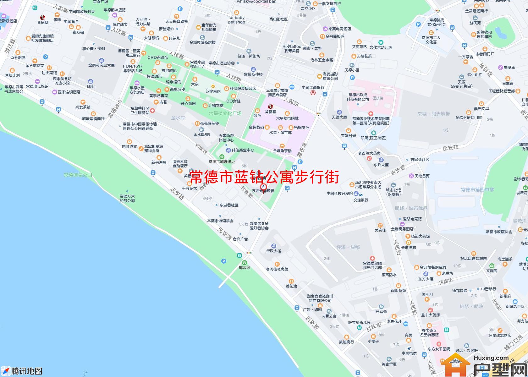 蓝钻公寓步行街小区 - 户型网