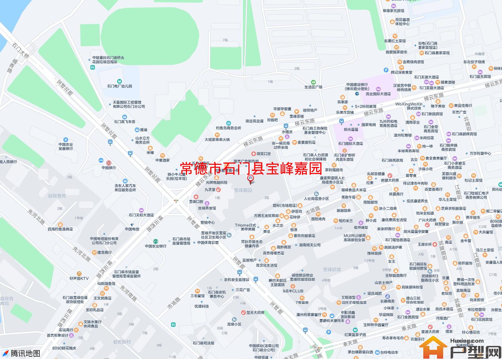 石门县宝峰嘉园小区 - 户型网