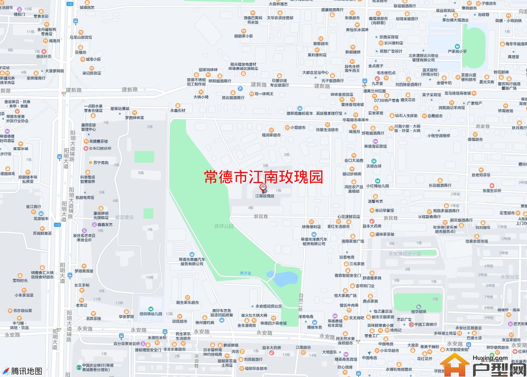 江南玫瑰园小区 - 户型网