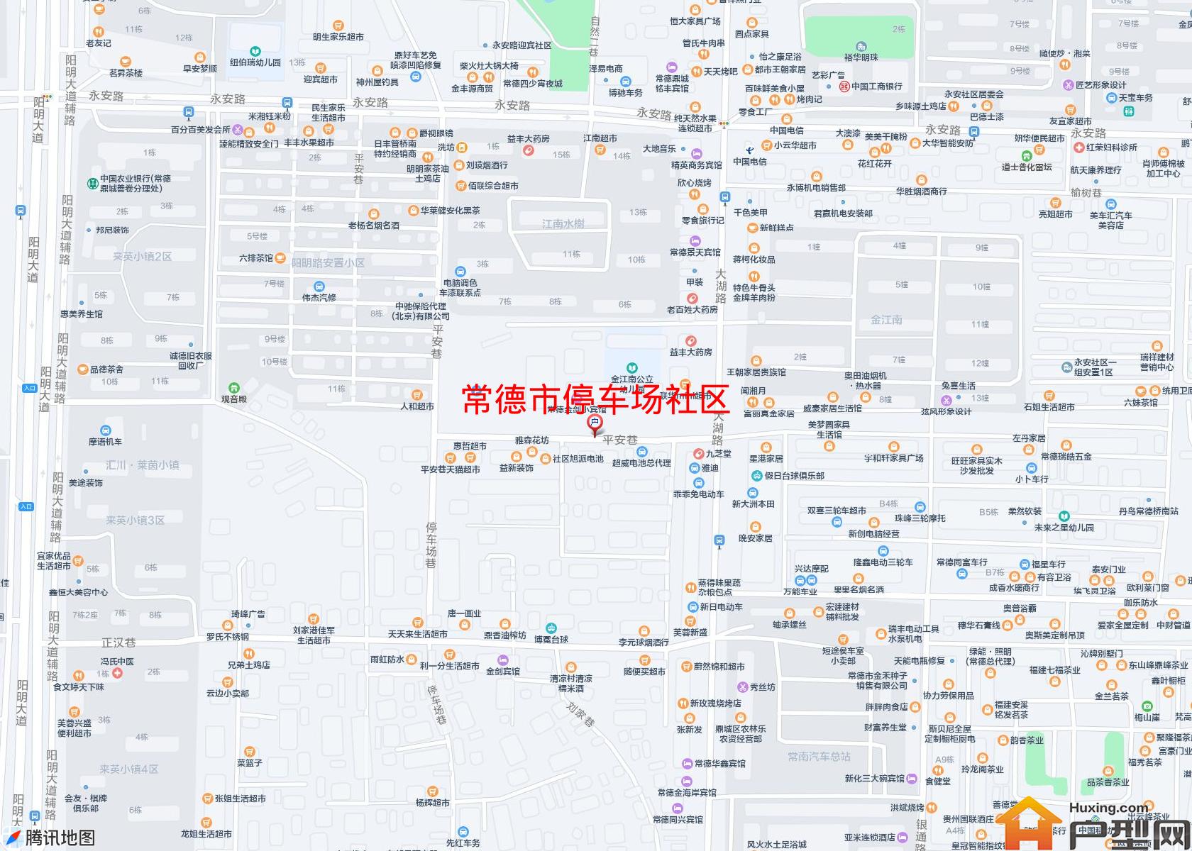 停车场社区小区 - 户型网