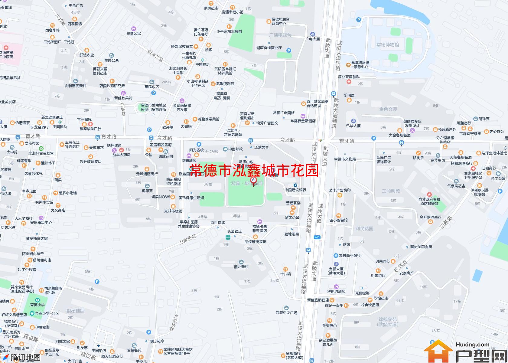 泓鑫城市花园小区 - 户型网