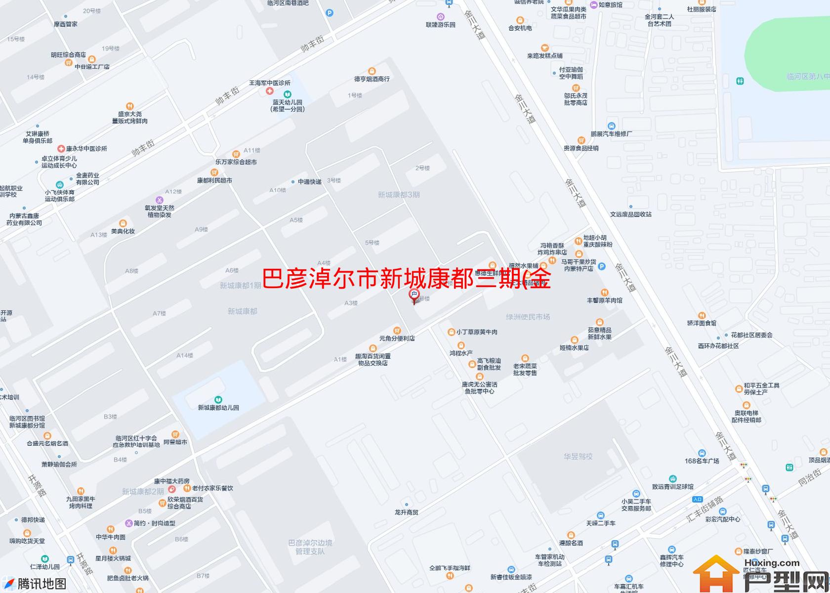 新城康都三期(金川大道)小区 - 户型网