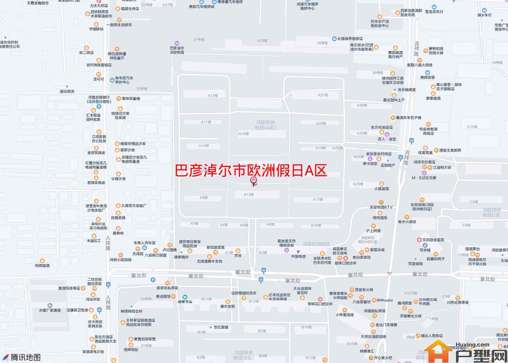 欧洲假日A区小区 - 户型网