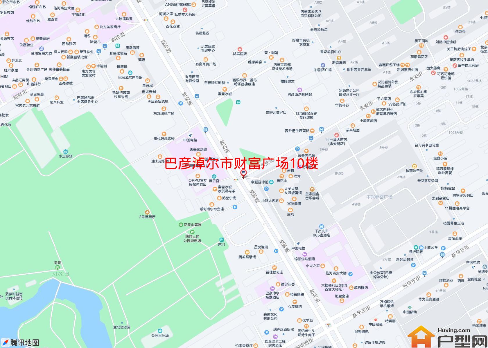 财富广场10楼小区 - 户型网