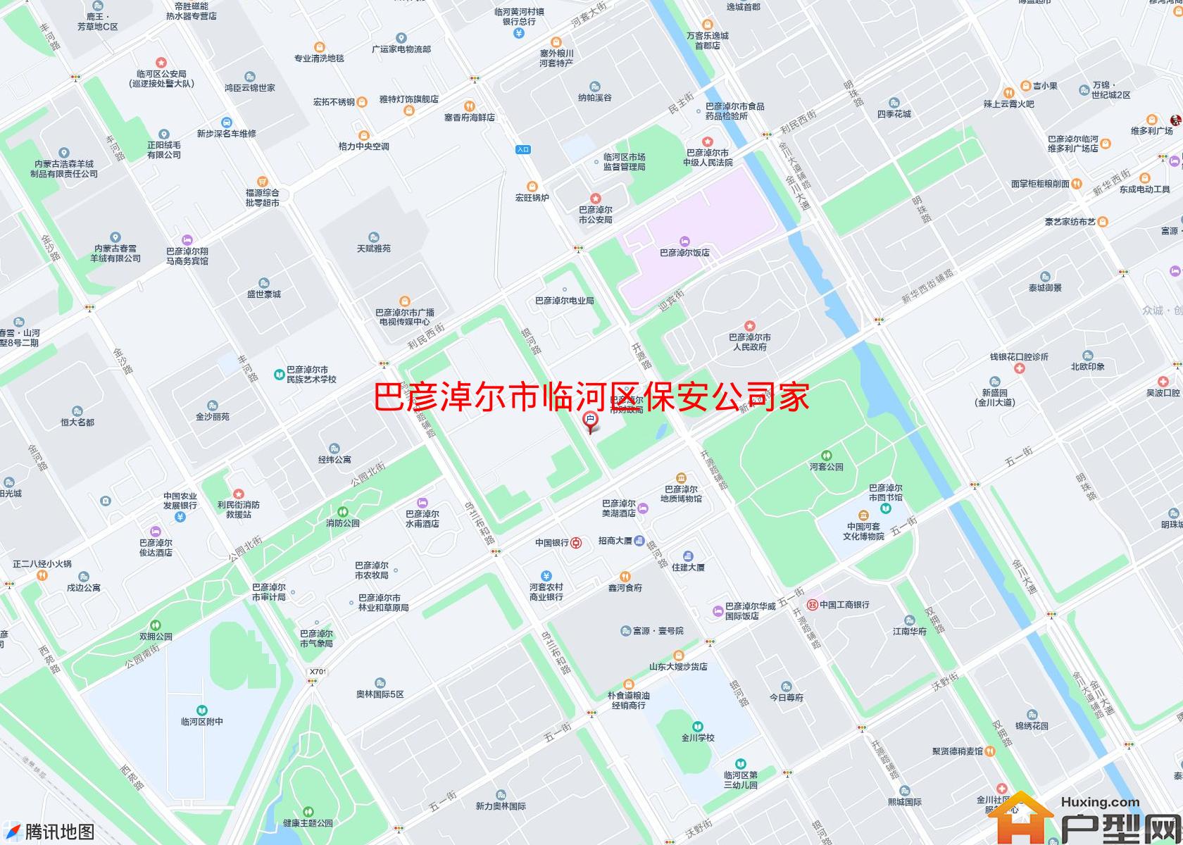 临河区保安公司家属楼小区 - 户型网
