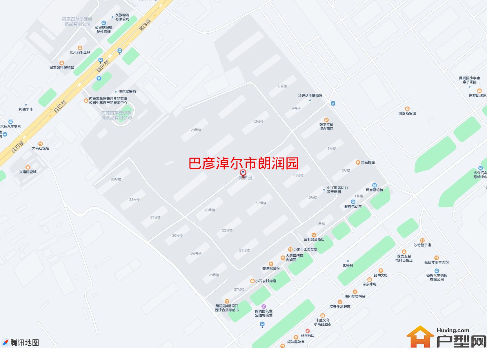 朗润园小区 - 户型网