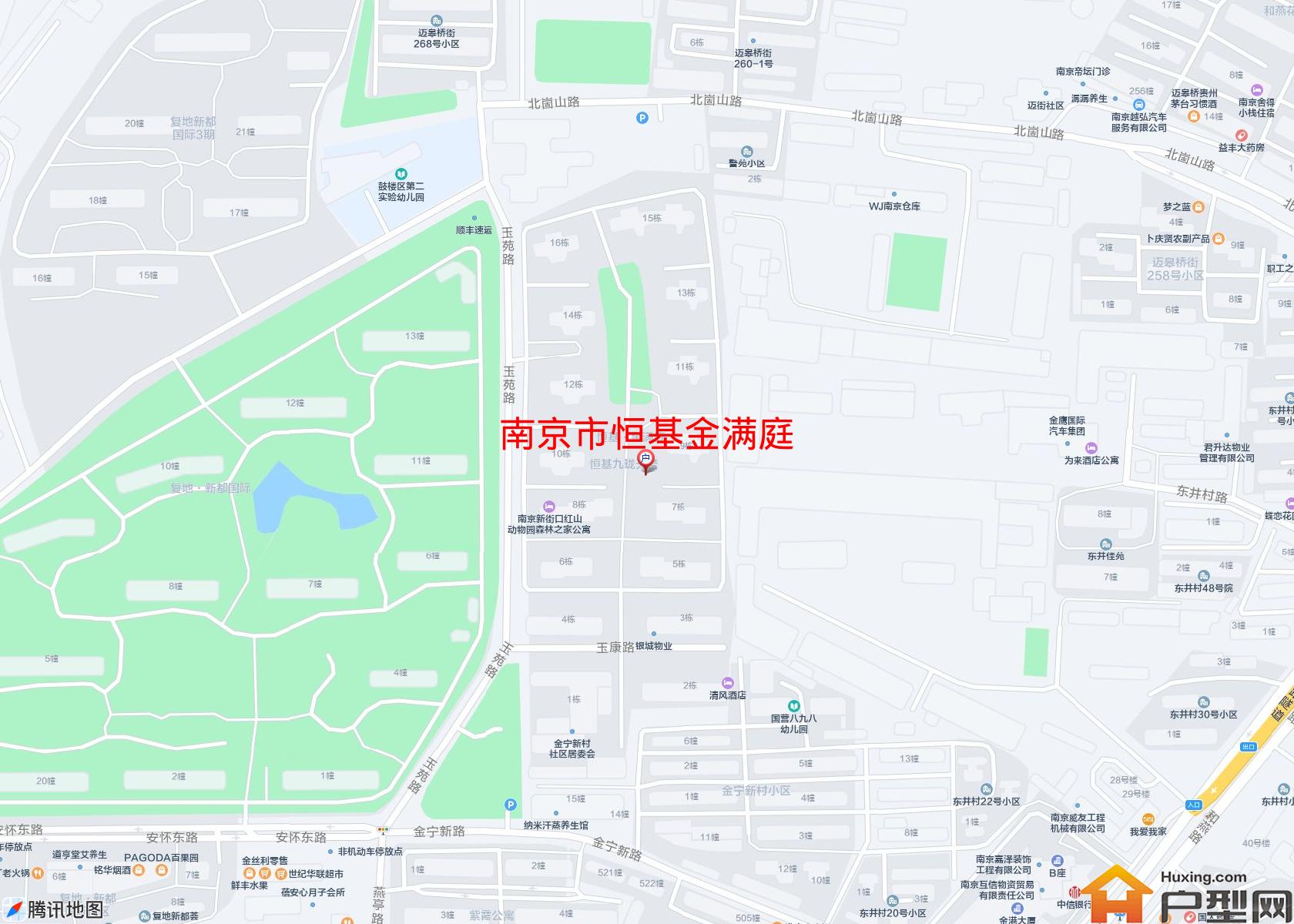 恒基金满庭小区 - 户型网