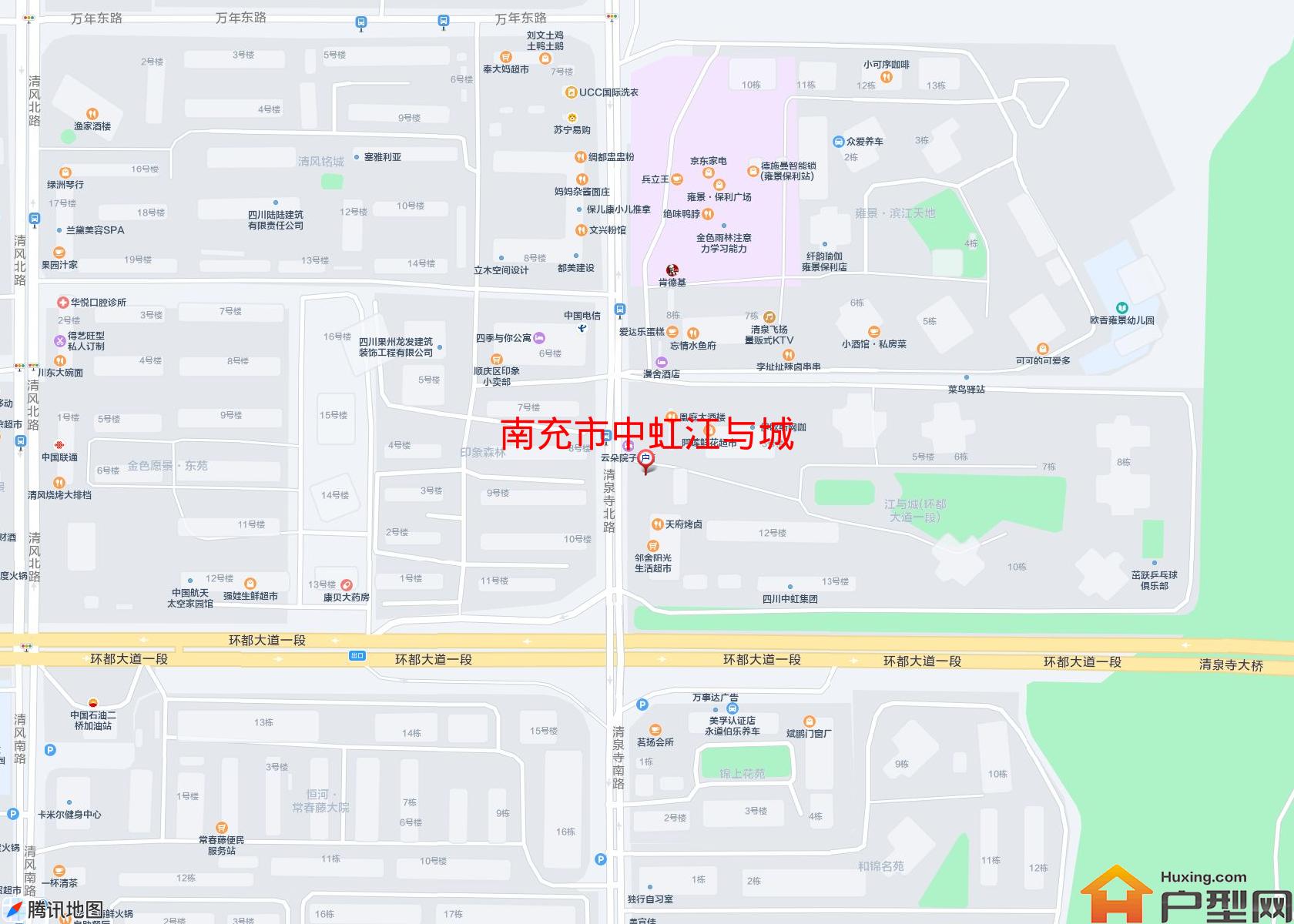 中虹江与城小区 - 户型网
