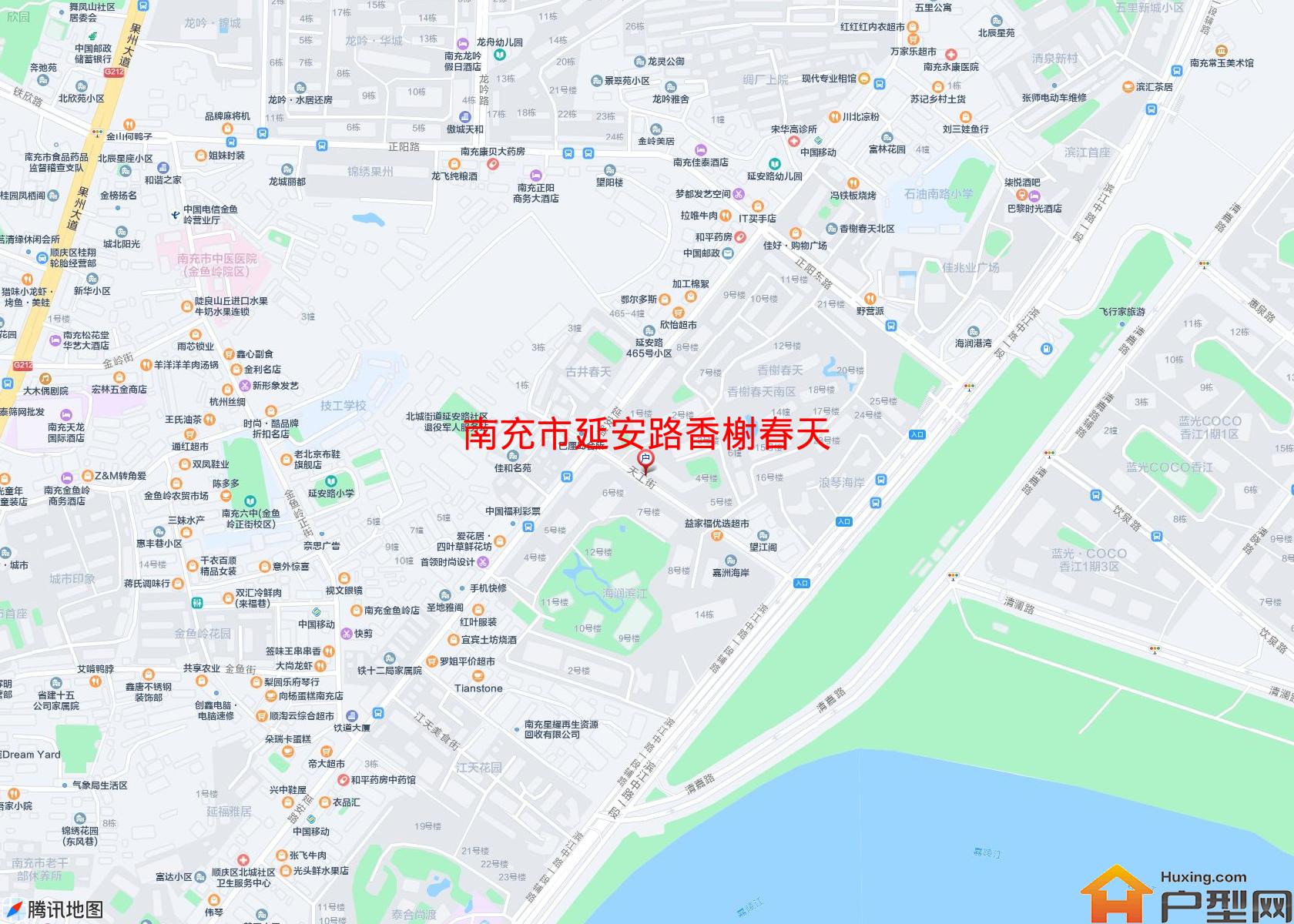 延安路香榭春天小区 - 户型网