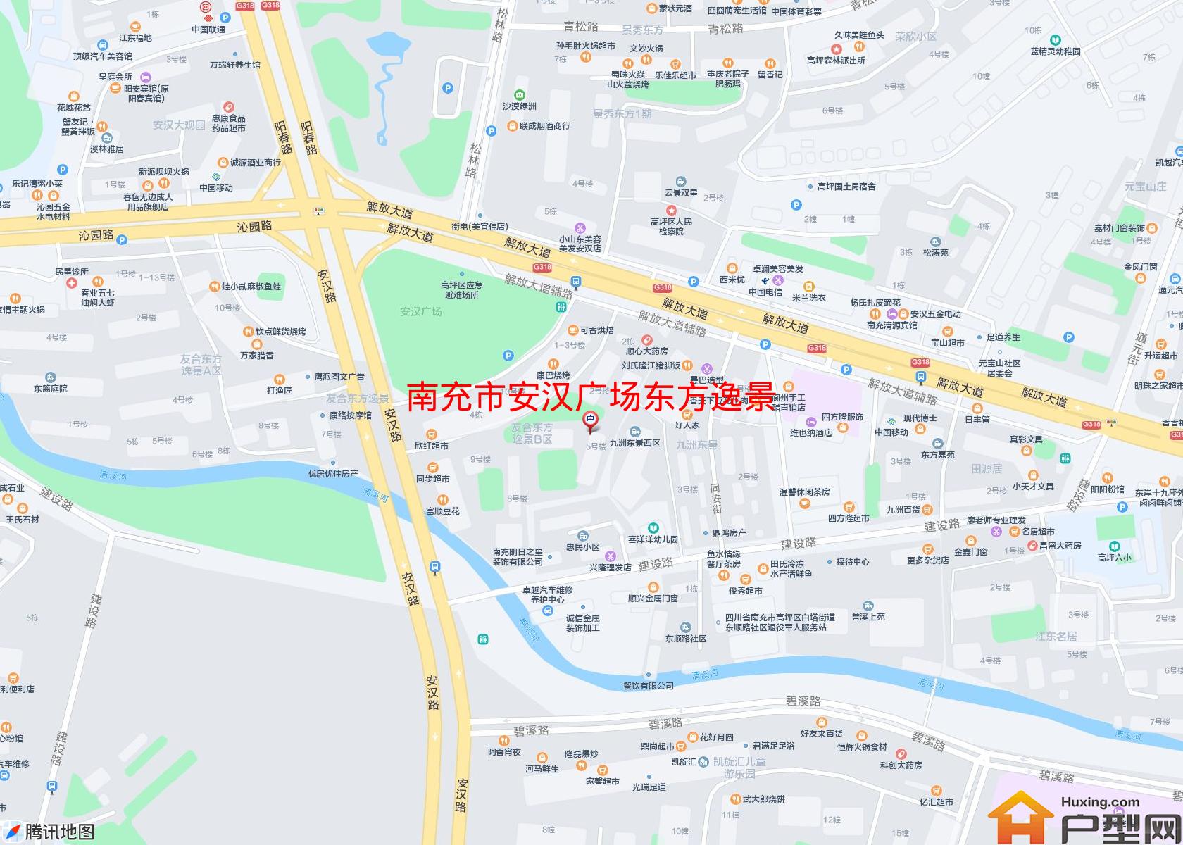 安汉广场东方逸景小区 - 户型网