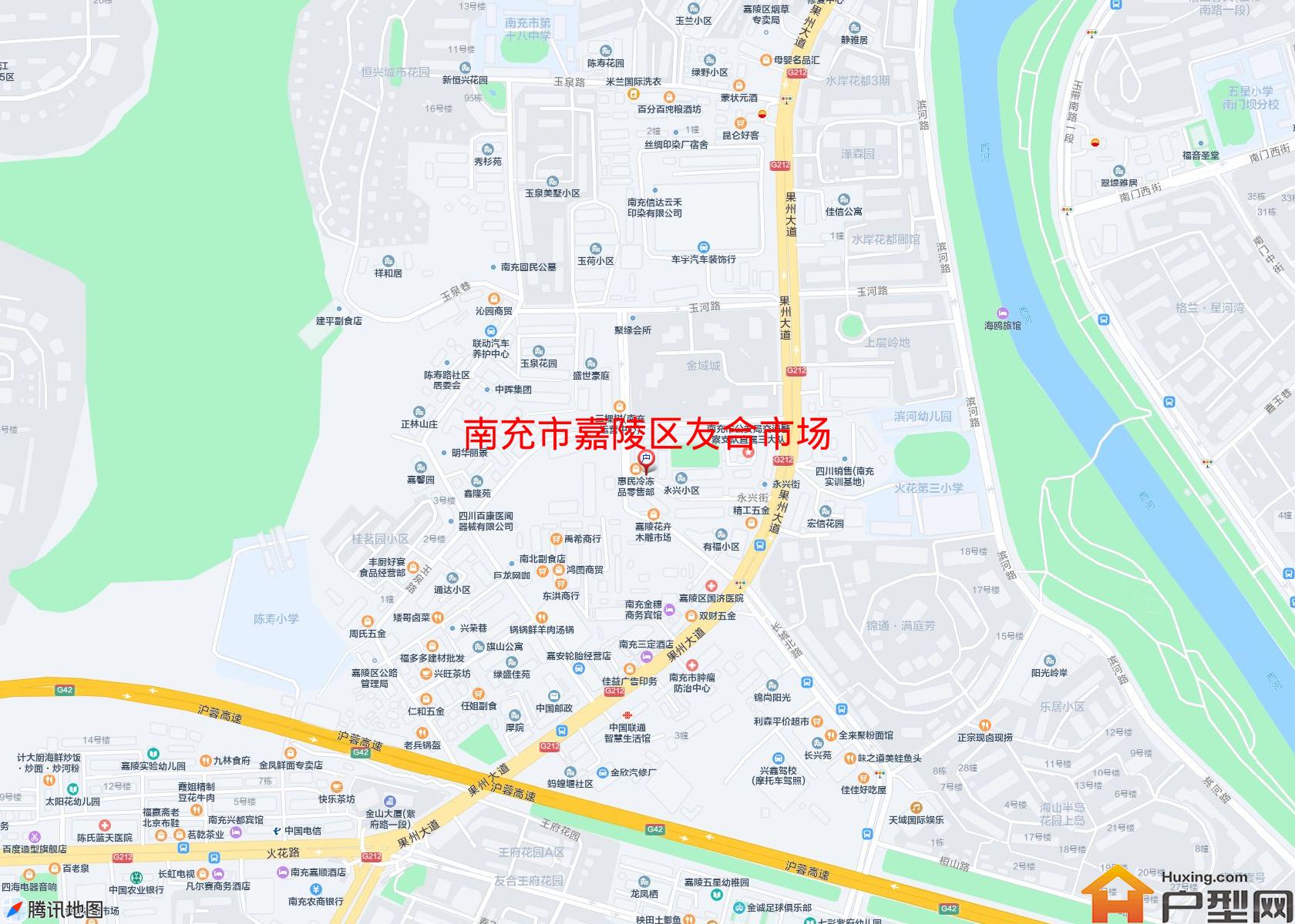 嘉陵区友合市场小区 - 户型网