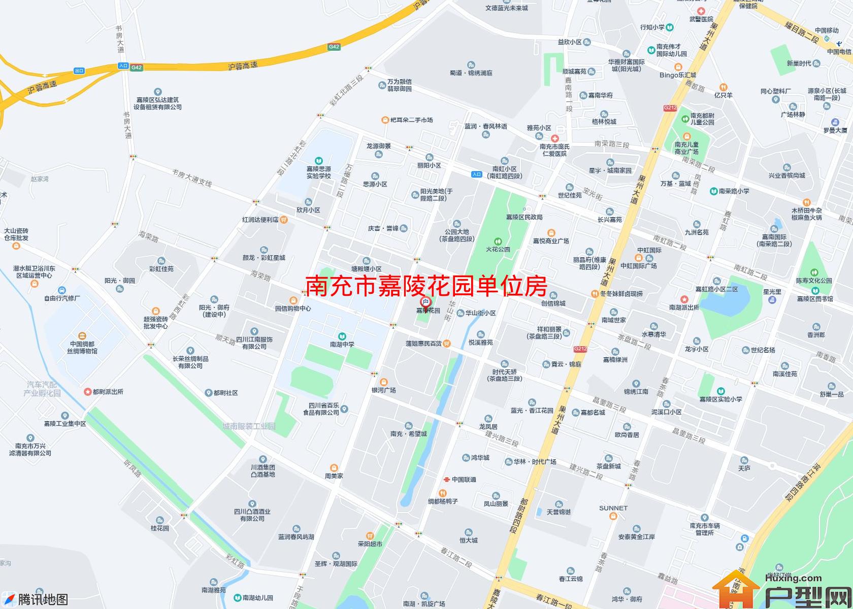 嘉陵花园单位房小区 - 户型网