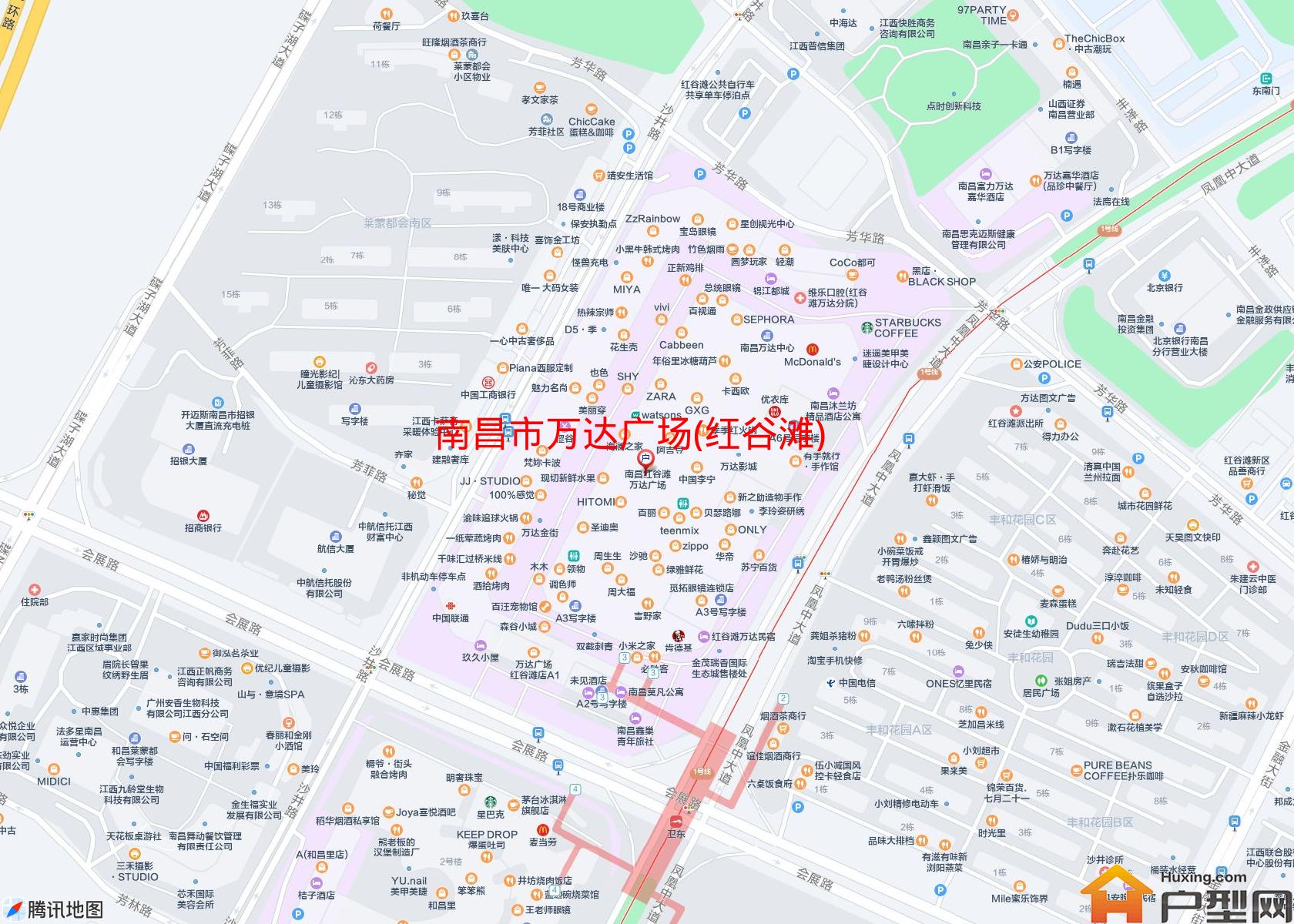 万达广场(红谷滩)小区 - 户型网