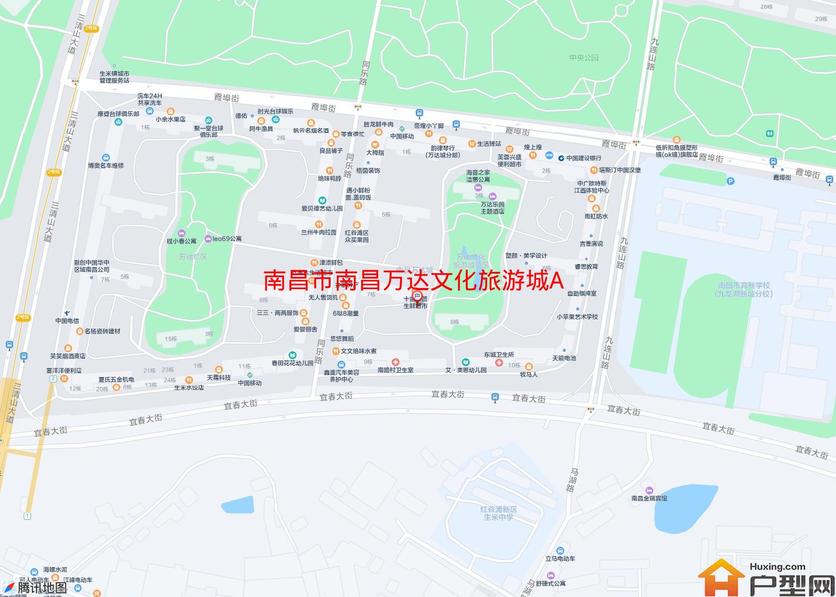 南昌万达文化旅游城A1区小区 - 户型网
