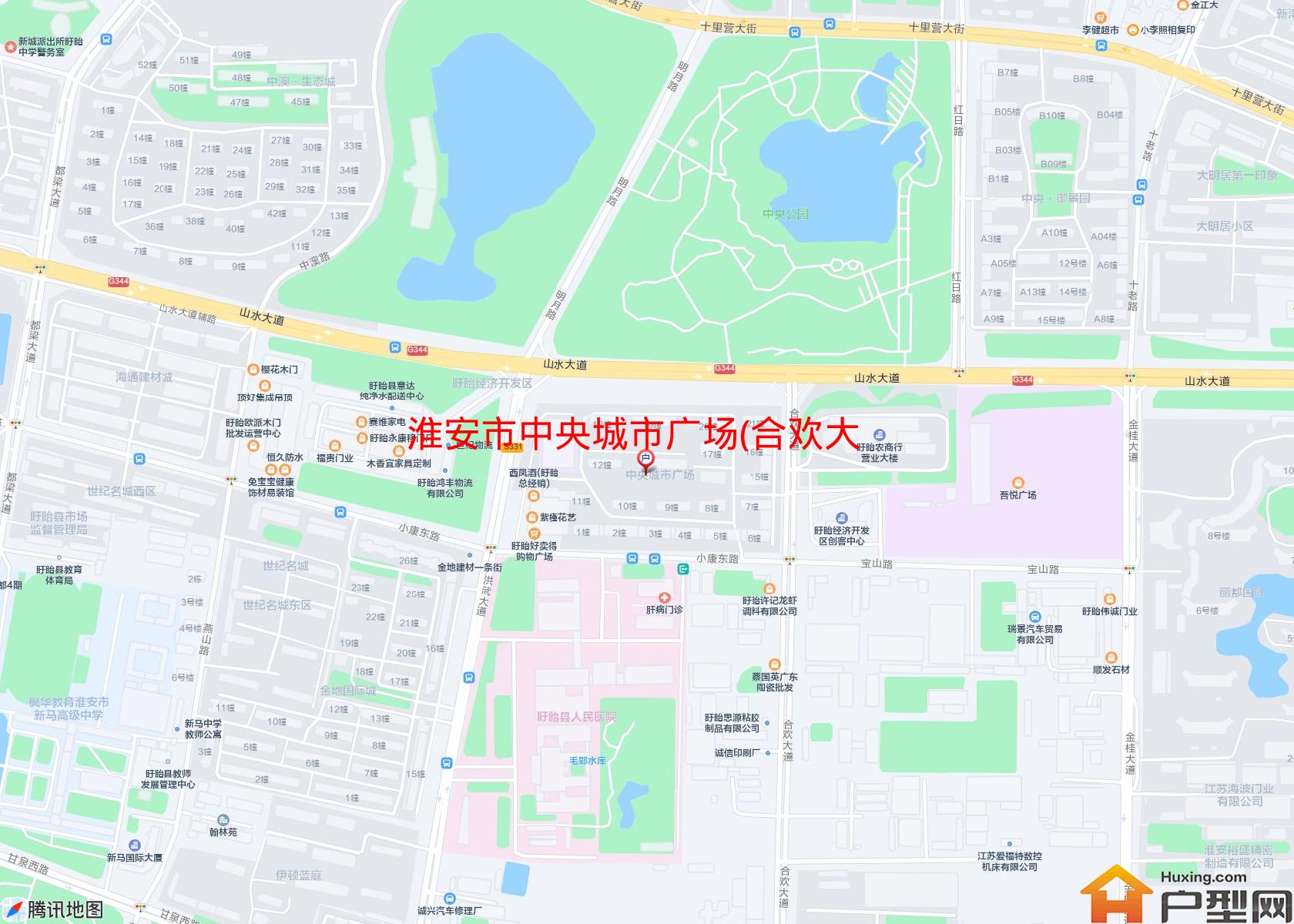 中央城市广场(合欢大道)小区 - 户型网
