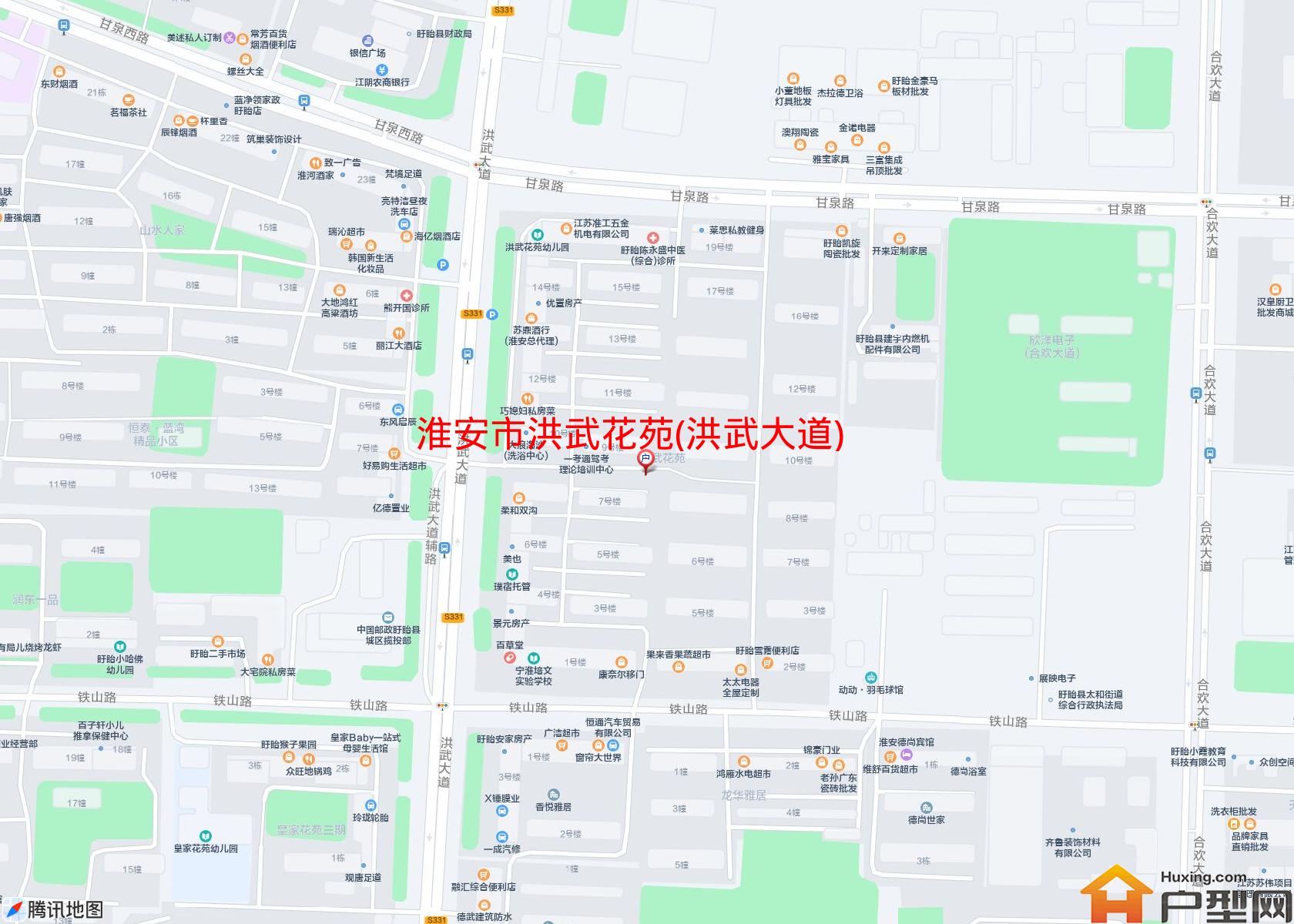 洪武花苑(洪武大道)小区 - 户型网