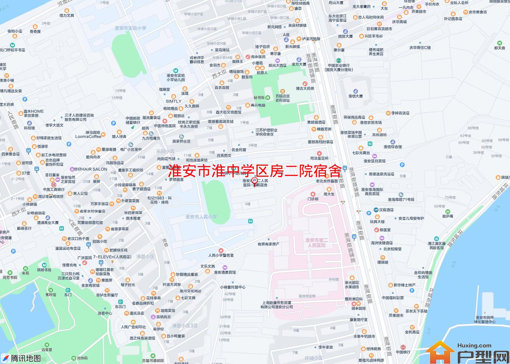 淮中学区房二院宿舍小区 - 户型网