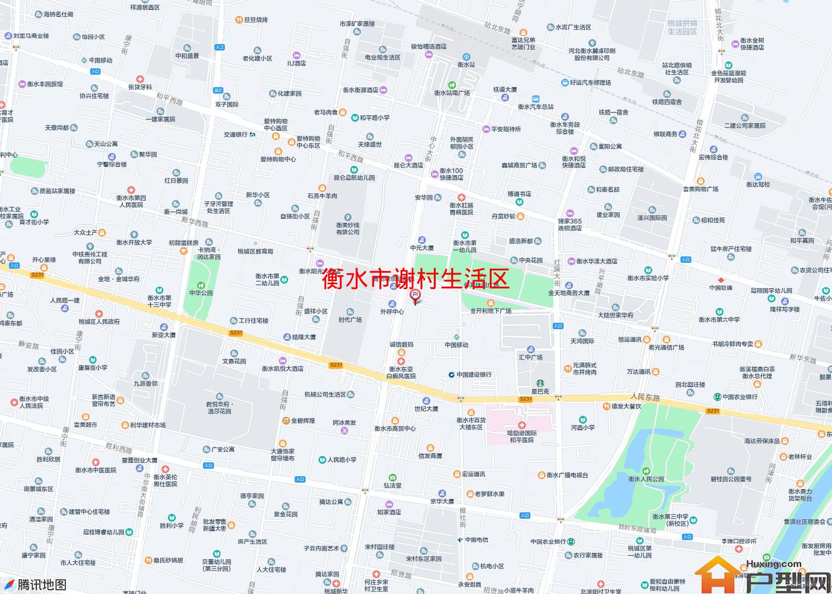 谢村生活区小区 - 户型网