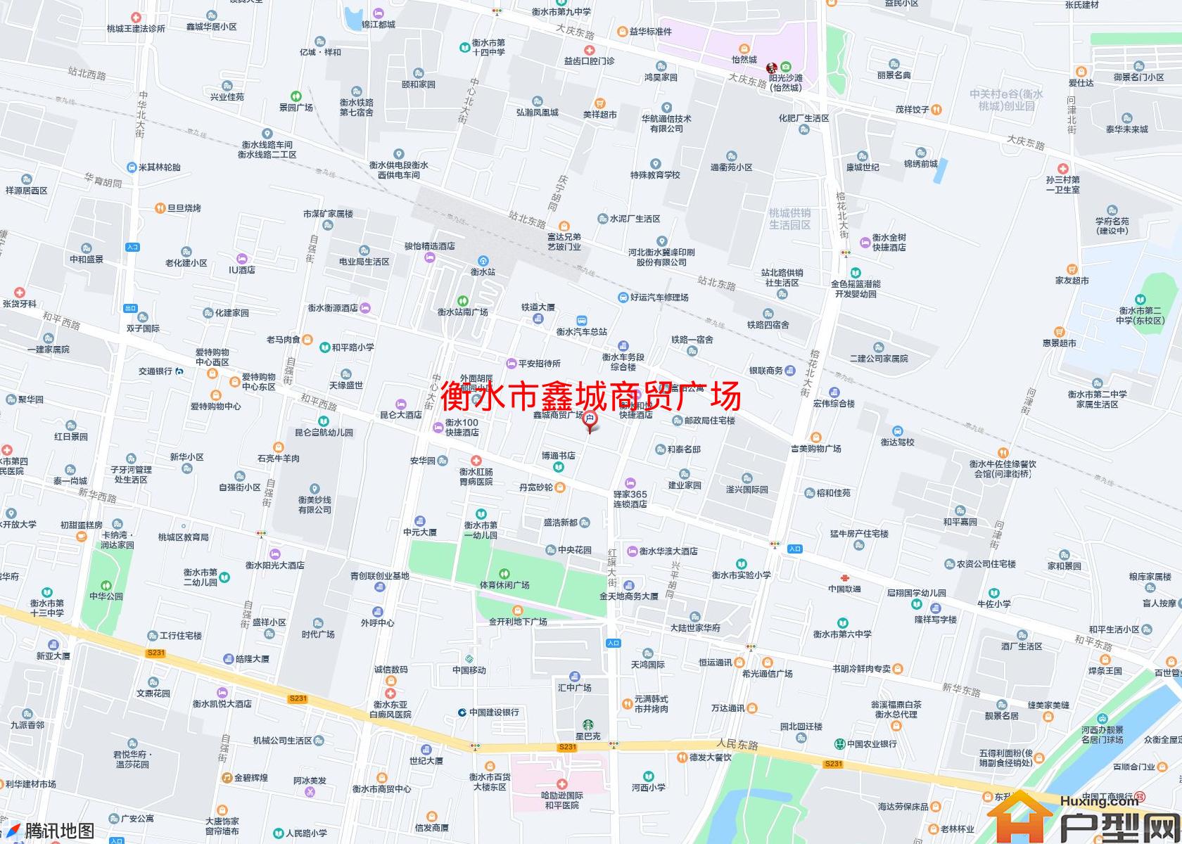 鑫城商贸广场小区 - 户型网