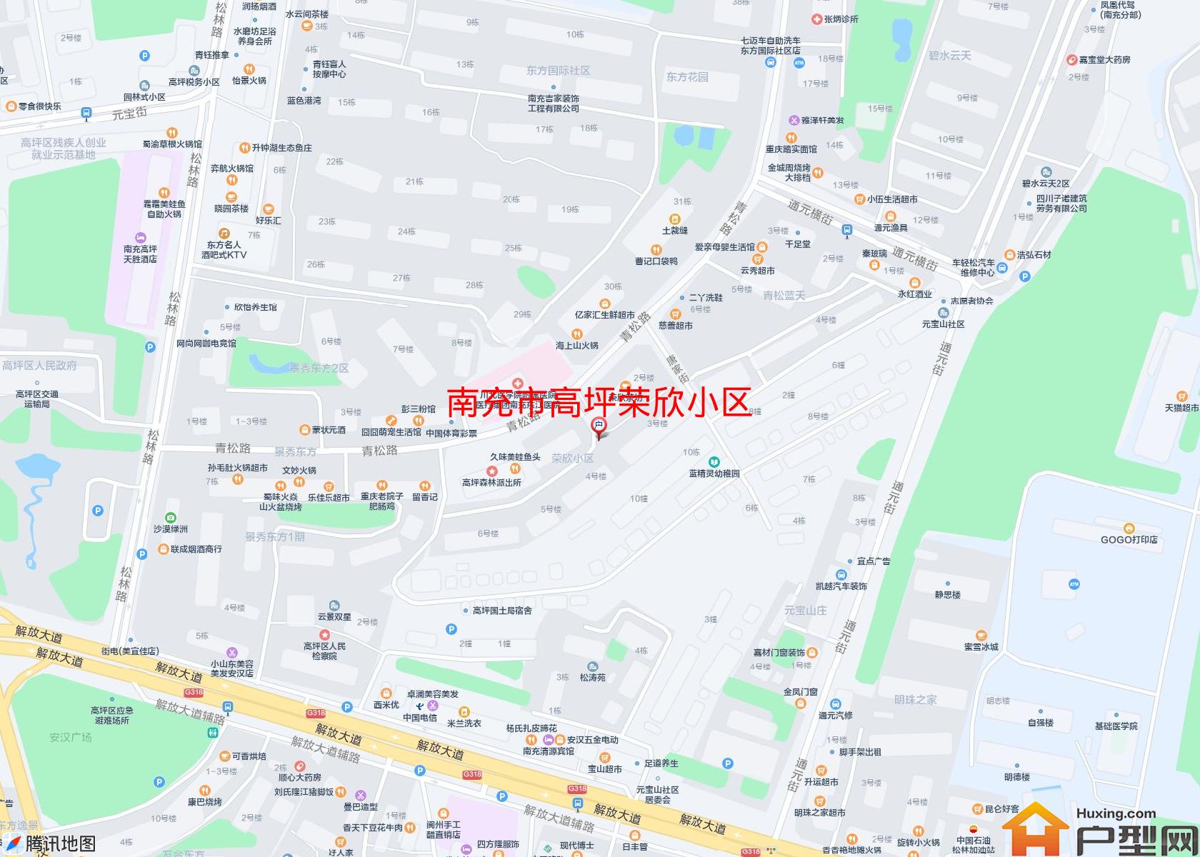 高坪荣欣小区小区 - 户型网