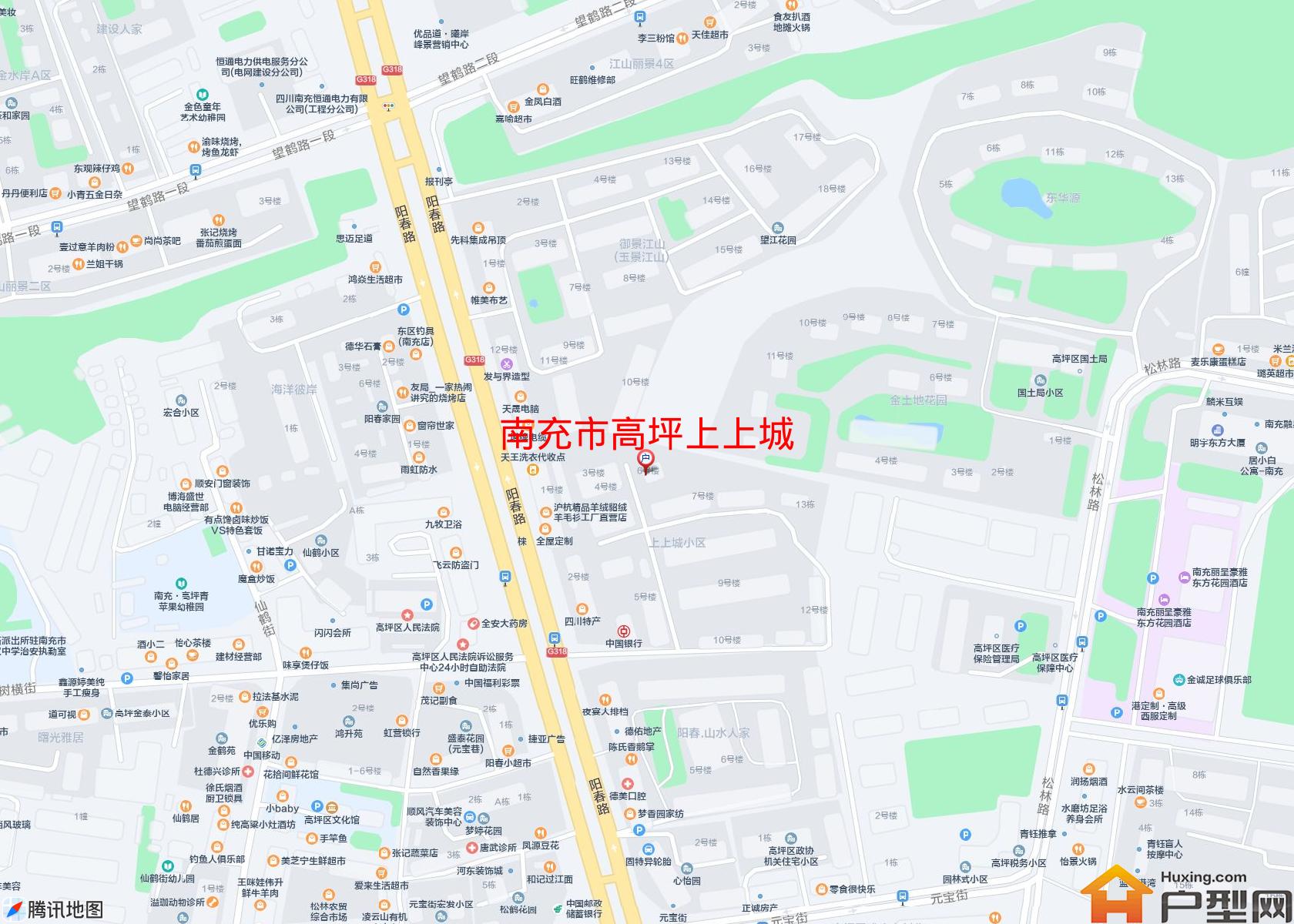 高坪上上城小区 - 户型网
