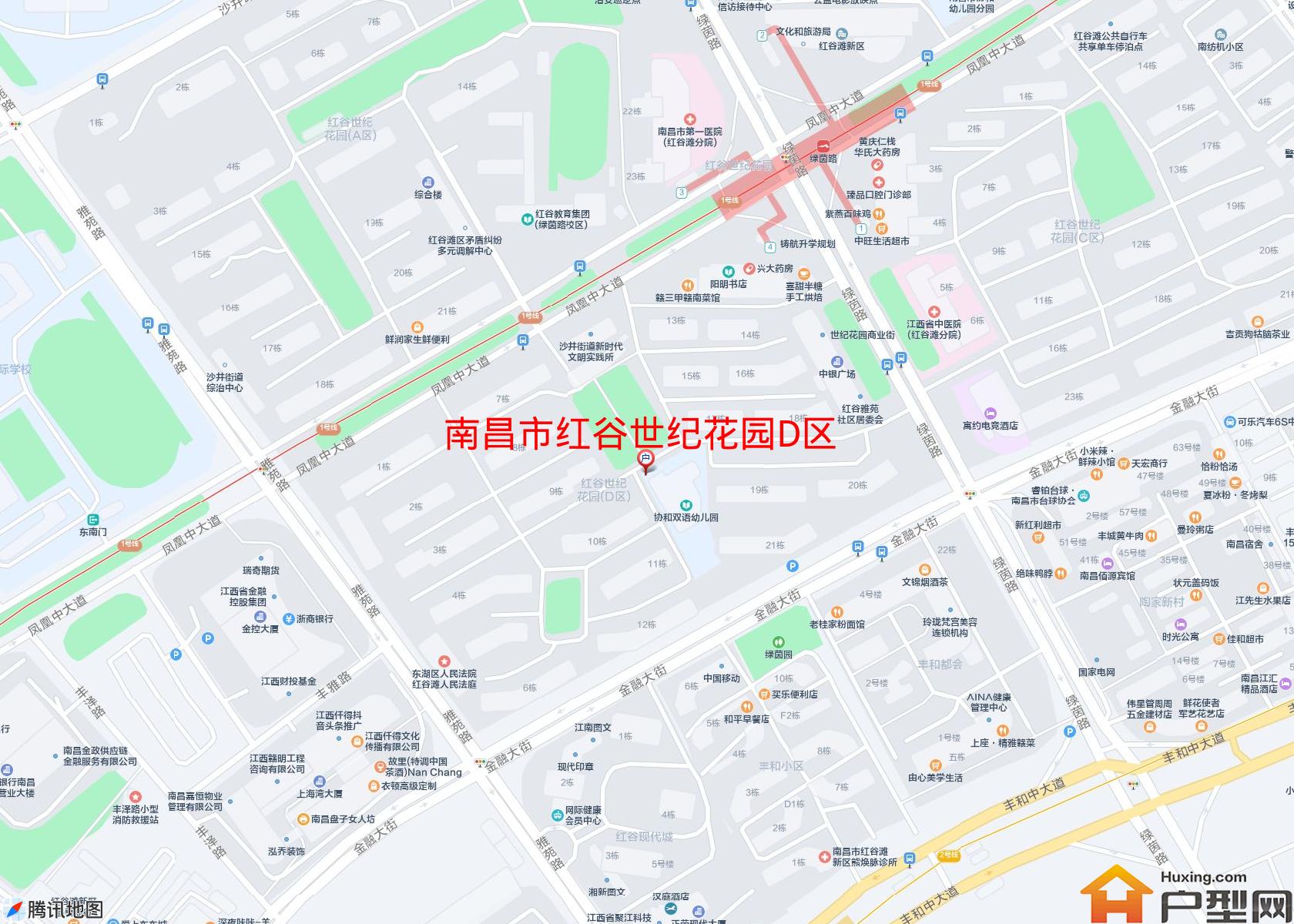 红谷世纪花园D区小区 - 户型网