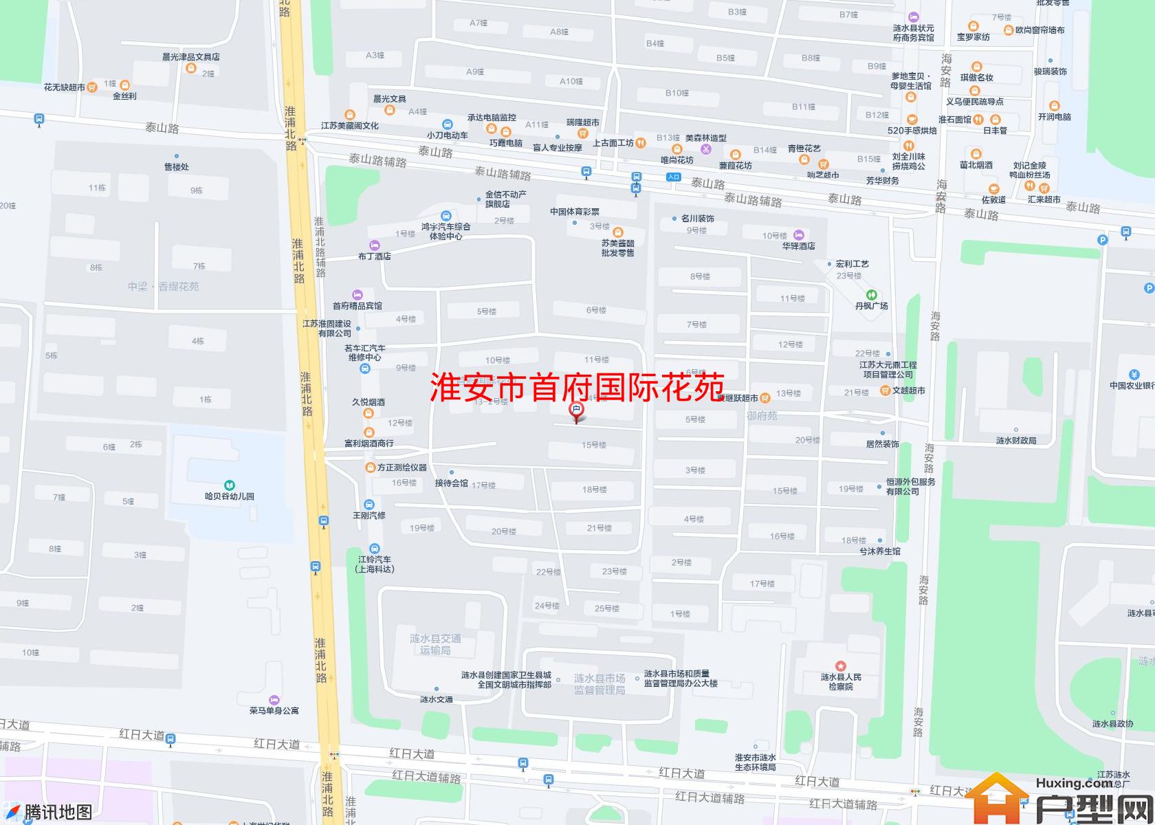首府国际花苑小区 - 户型网