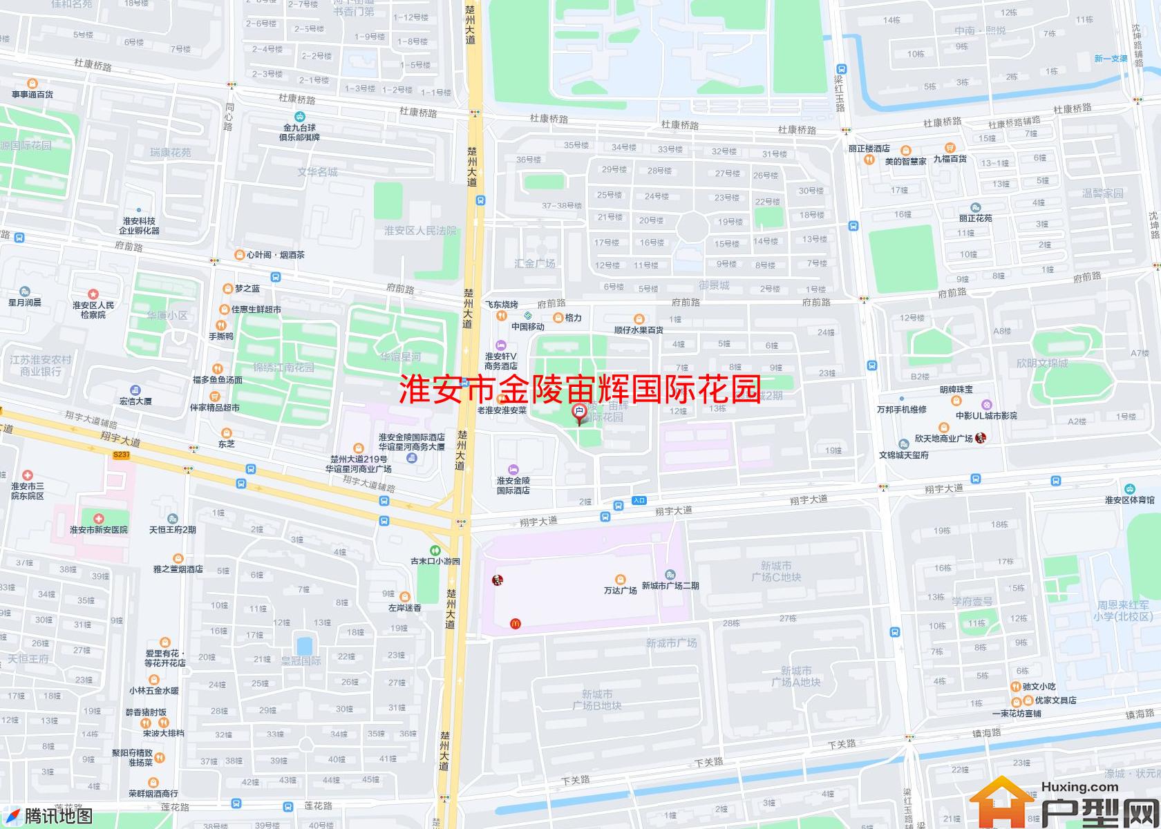 金陵宙辉国际花园小区 - 户型网