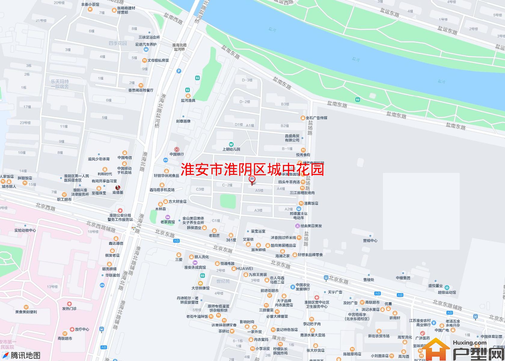 淮阴区城中花园小区 - 户型网