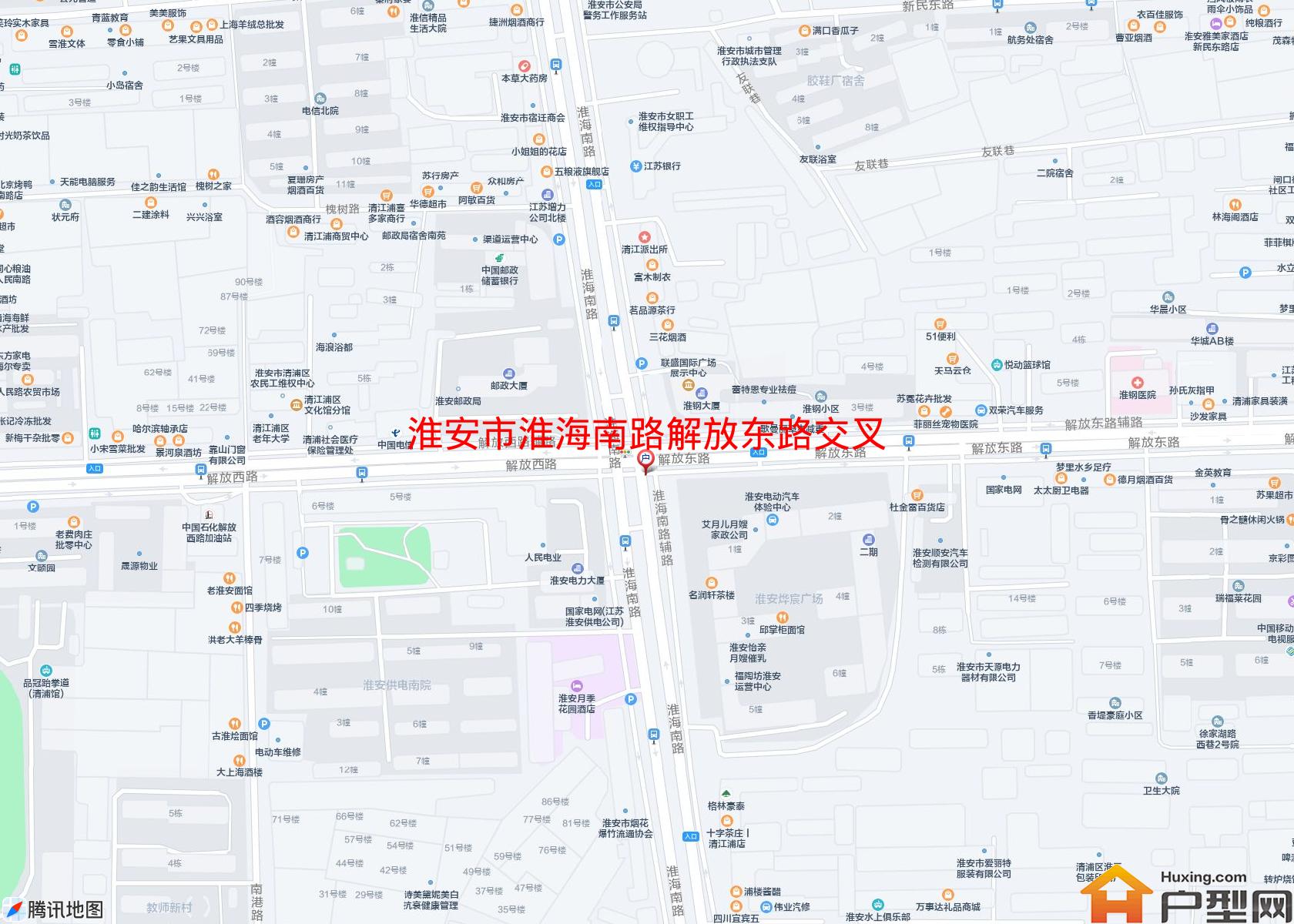 淮海南路解放东路交叉小区 - 户型网