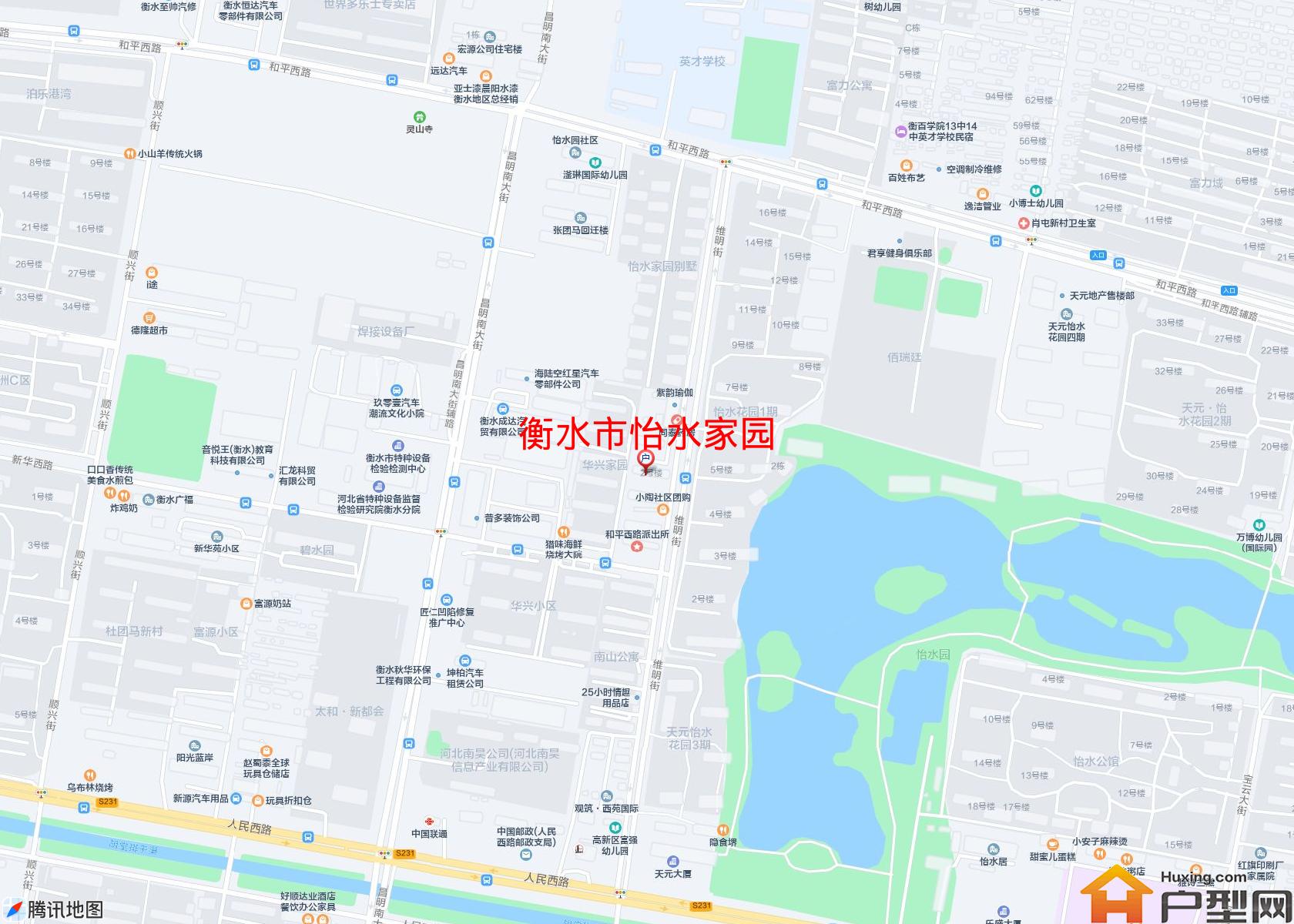 怡水家园小区 - 户型网