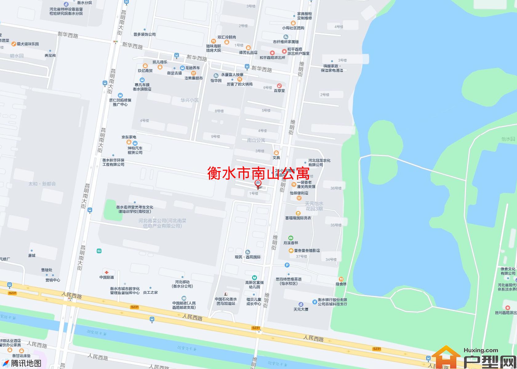 南山公寓小区 - 户型网