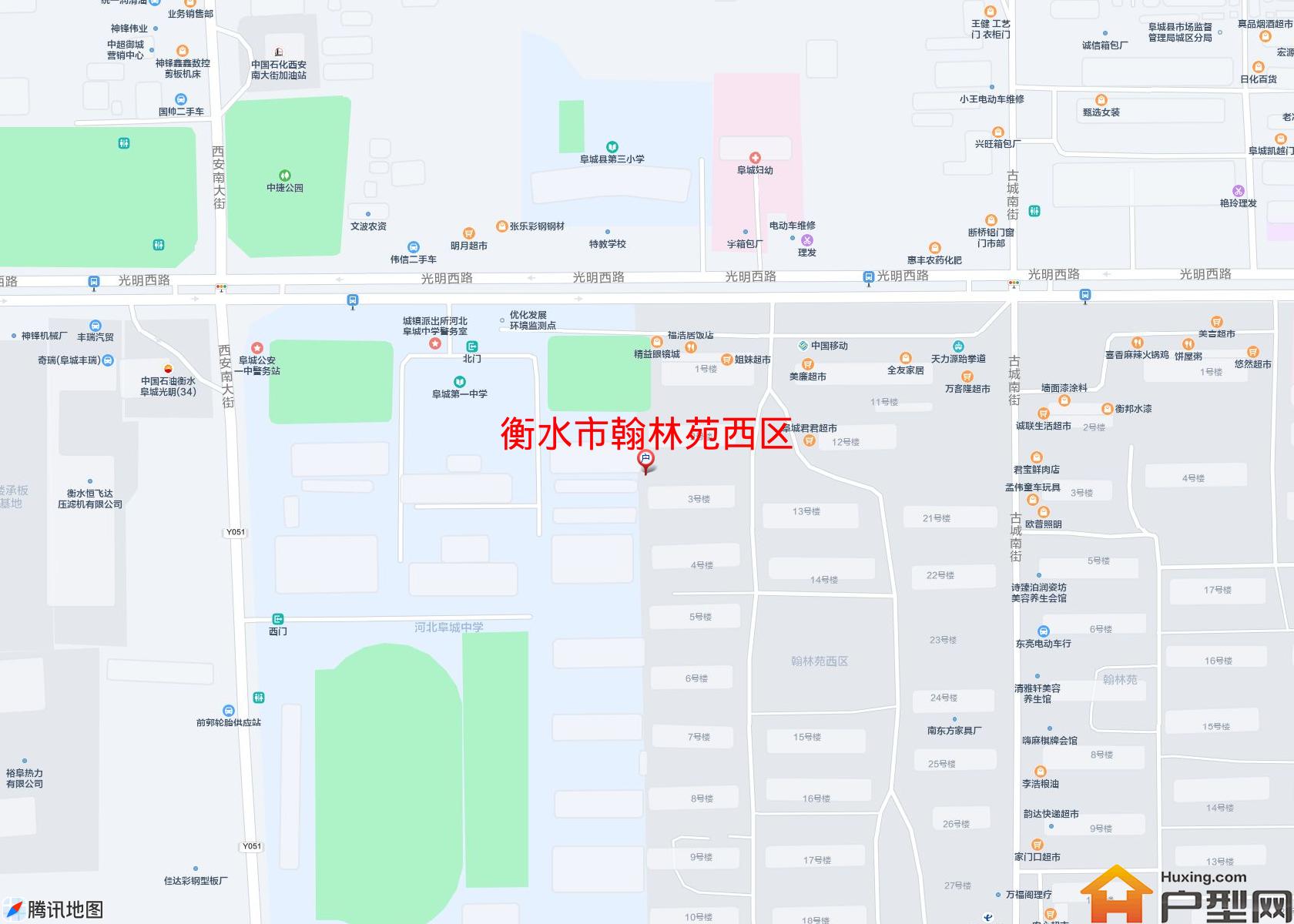 翰林苑西区小区 - 户型网
